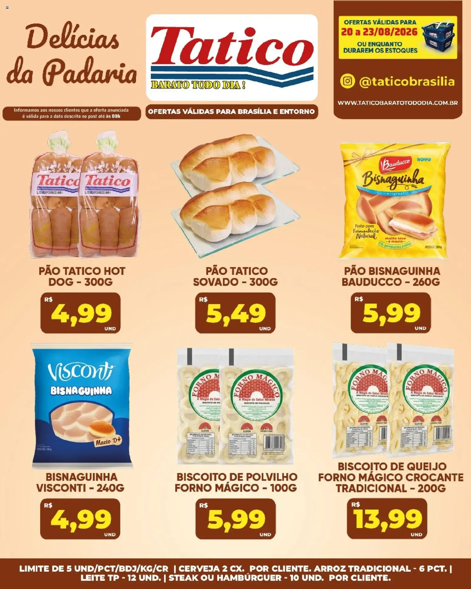 Encarte de Tatico ofertas do Dia de 20/08/2026 | Promoções Online 20 de agosto até 20 de agosto 2026 - Pagina 19