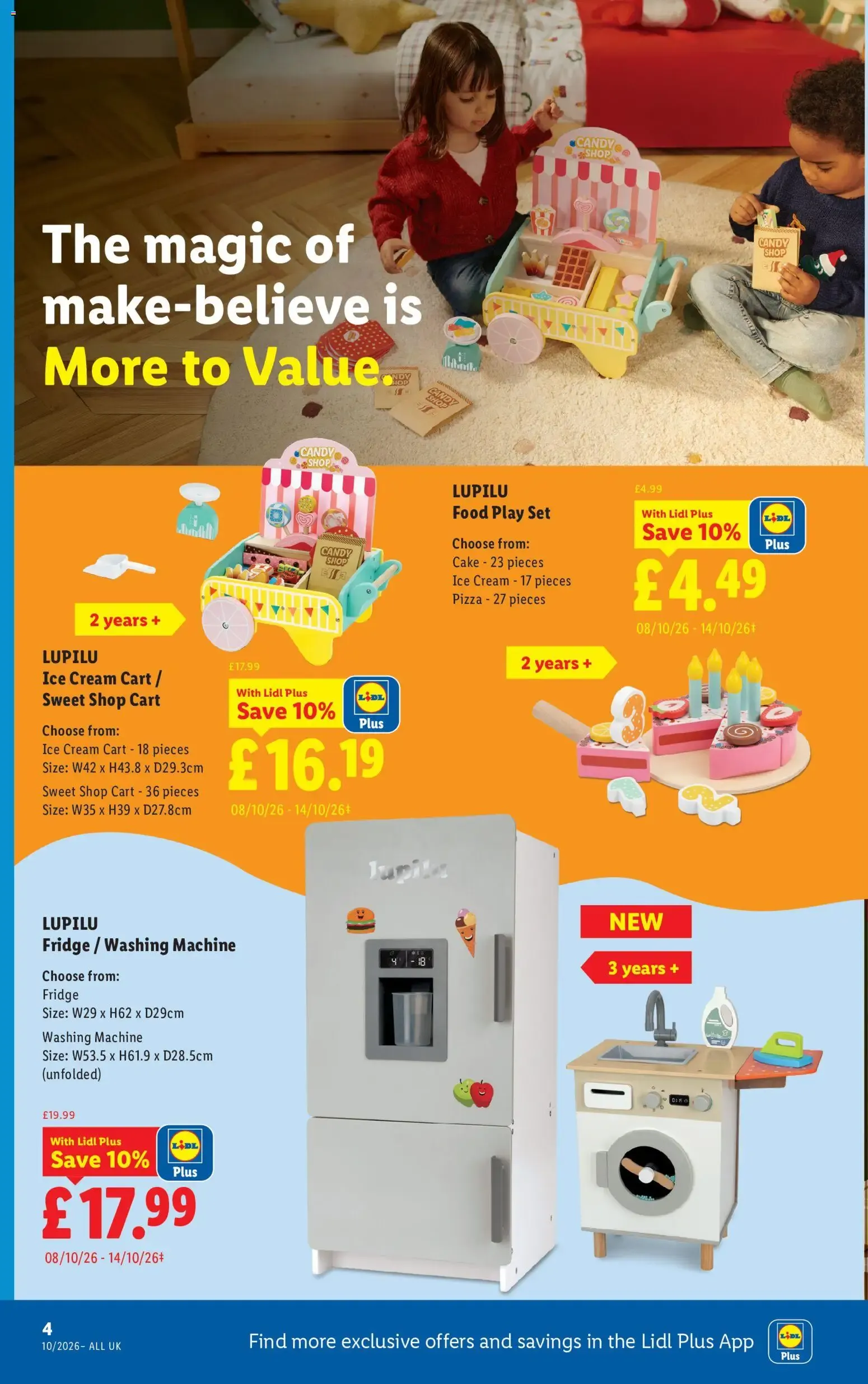 Lidl Wooden Toy Event from 8 October to 14 October 2026 - Catalogue Page 4