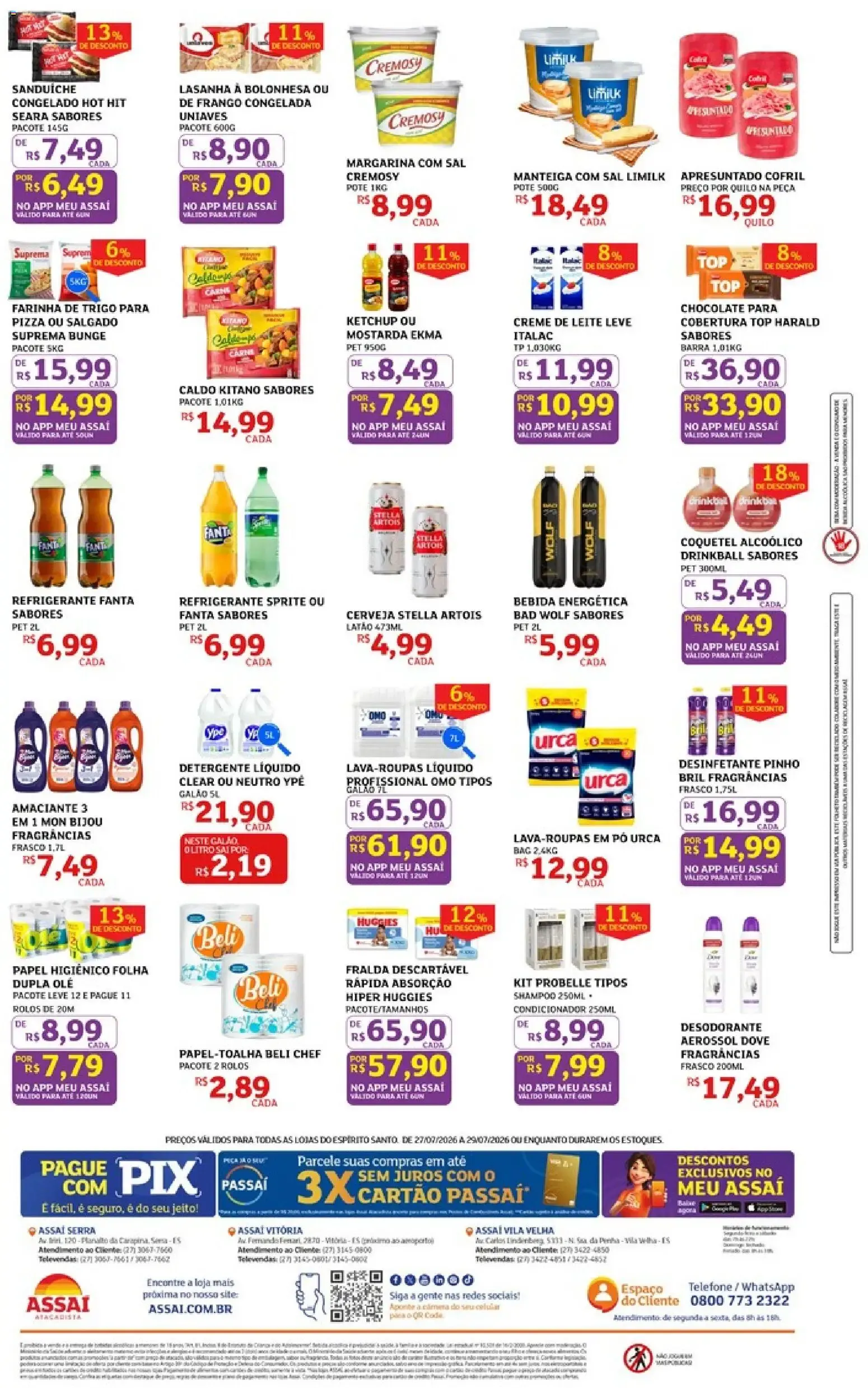 Encarte de Assaí Atacadista ofertas - ES de 27/07/2026 | Promoções Online 27 de julho até 29 de julho 2026 - Pagina 2