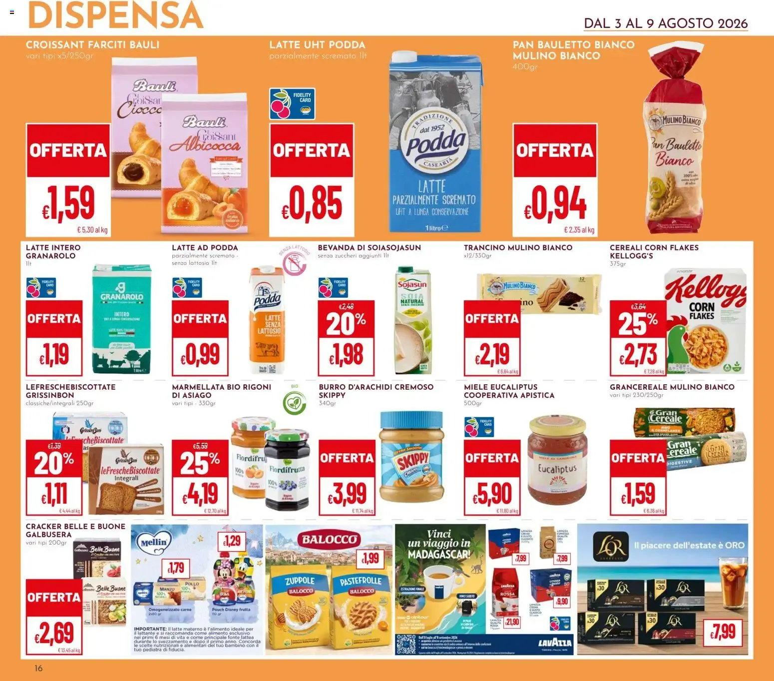 Nuovo Pan volantino dal 03/08/2026 > offerte anteprima 🛍️ da 3 agosto a 9 agosto di 2026 - Pagina del volantino 16