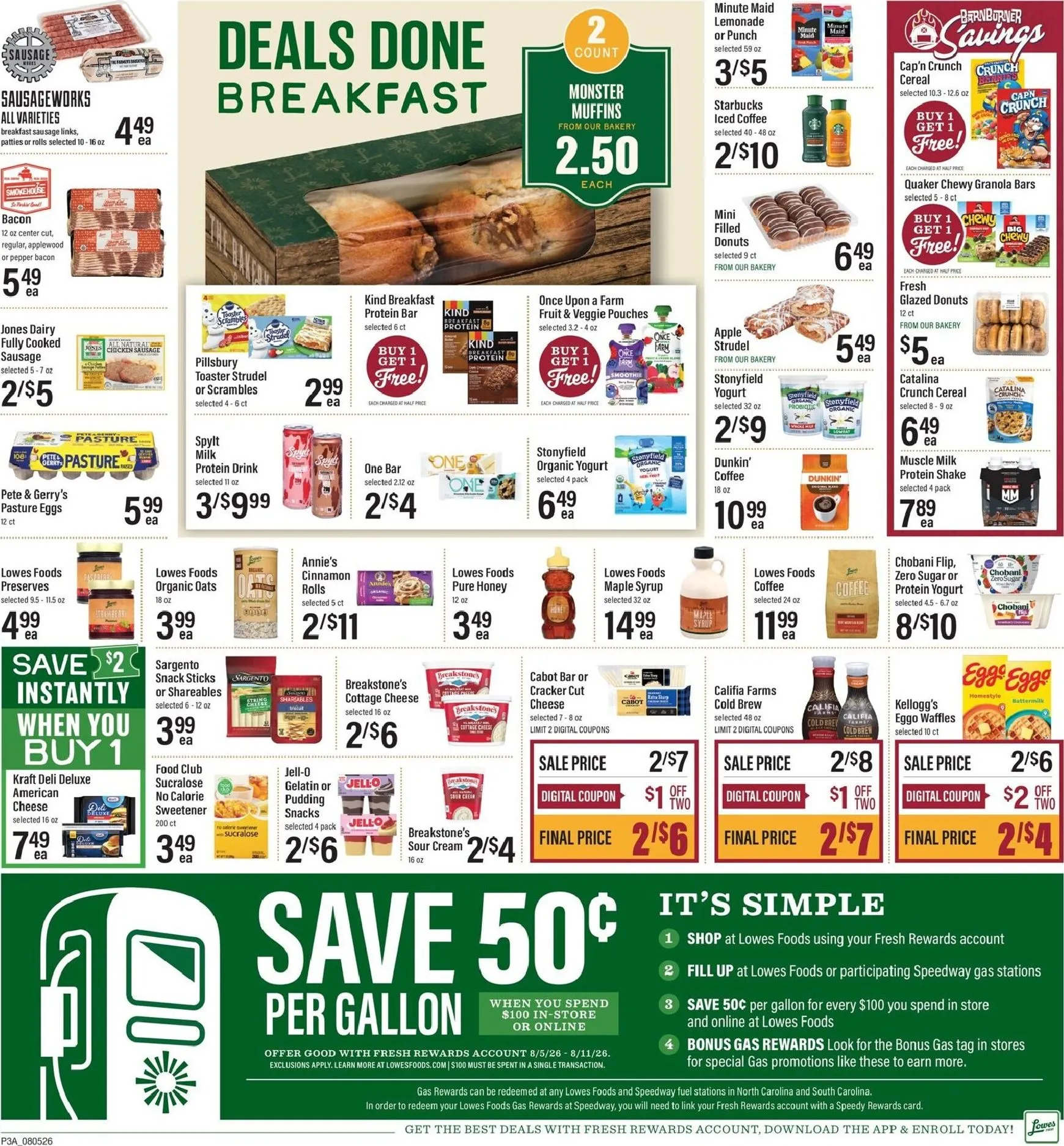 Weekly ad Current Lowes Foods leaflet valid from Wednesday 08/05/2026 to Tuesday 08/11/2026 from August 5 to August 11 2026 - Page 4