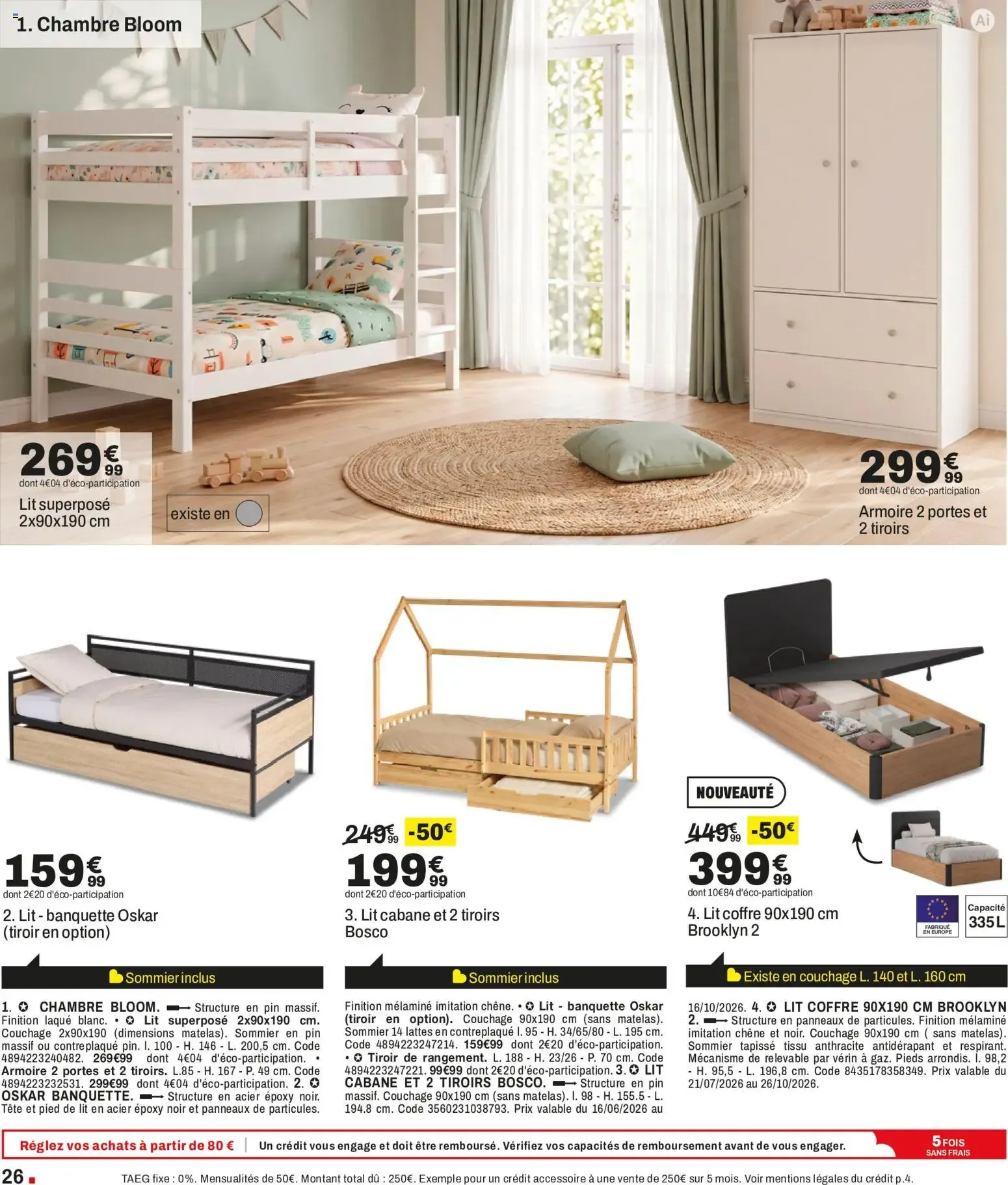 BUT Grand Destockage de Rentrée du 28 août au 21 septembre 2026 - Catalogue page 26