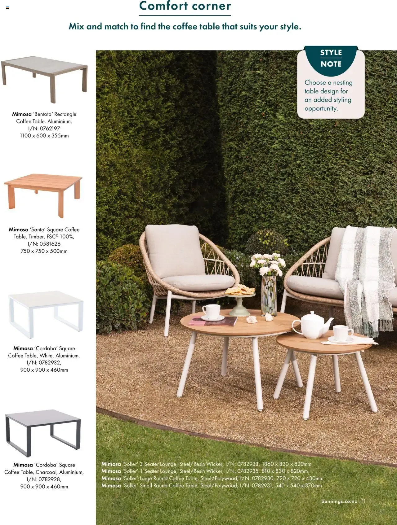 Bunnings Warehouse Outdoor Style Guide from 25 August to 31 December 2026 - Catalogue Page 11