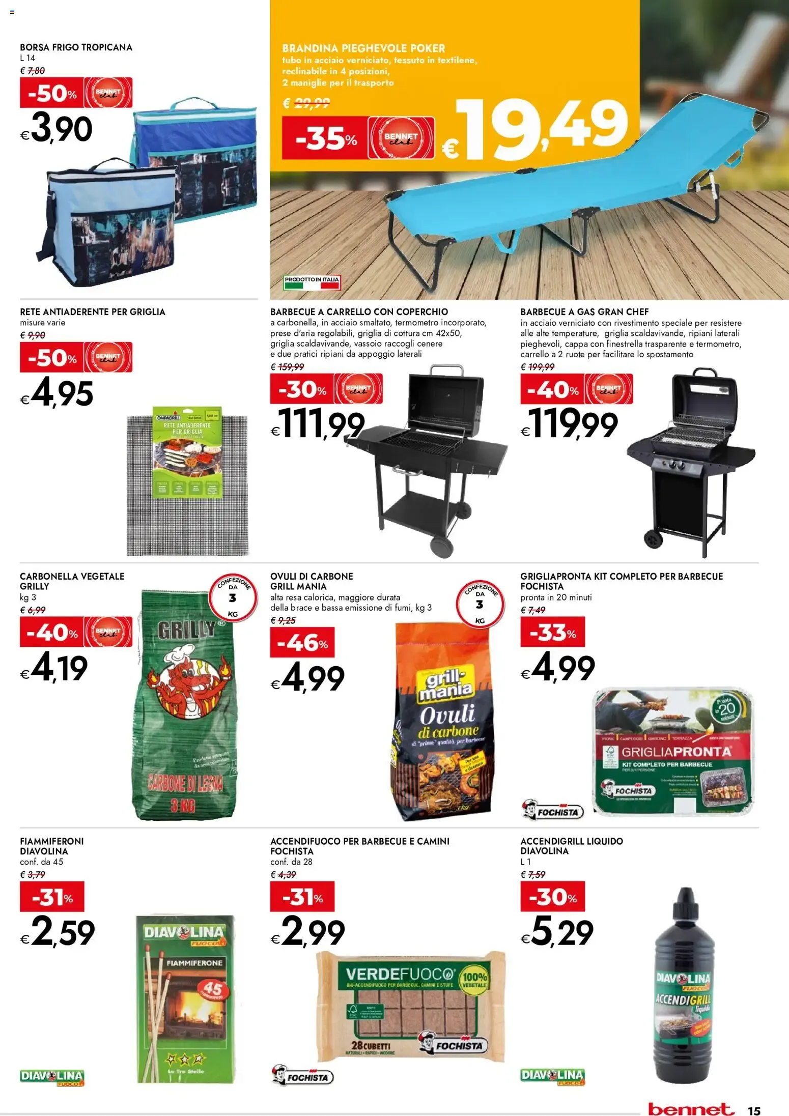 Nuovo bennet volantino Dalla Brace Alla Tavola dal 06/08/2026 > offerte anteprima 🛍️ da 6 agosto a 19 agosto di 2026 - Pagina del volantino 15