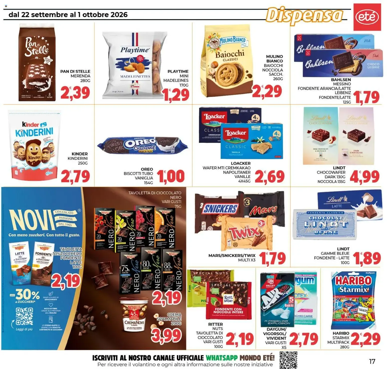 Eté volantino dal 22/09/2026 - online Offerte da 22 settembre a 1 ottobre di 2026 - Pagina del volantino 17