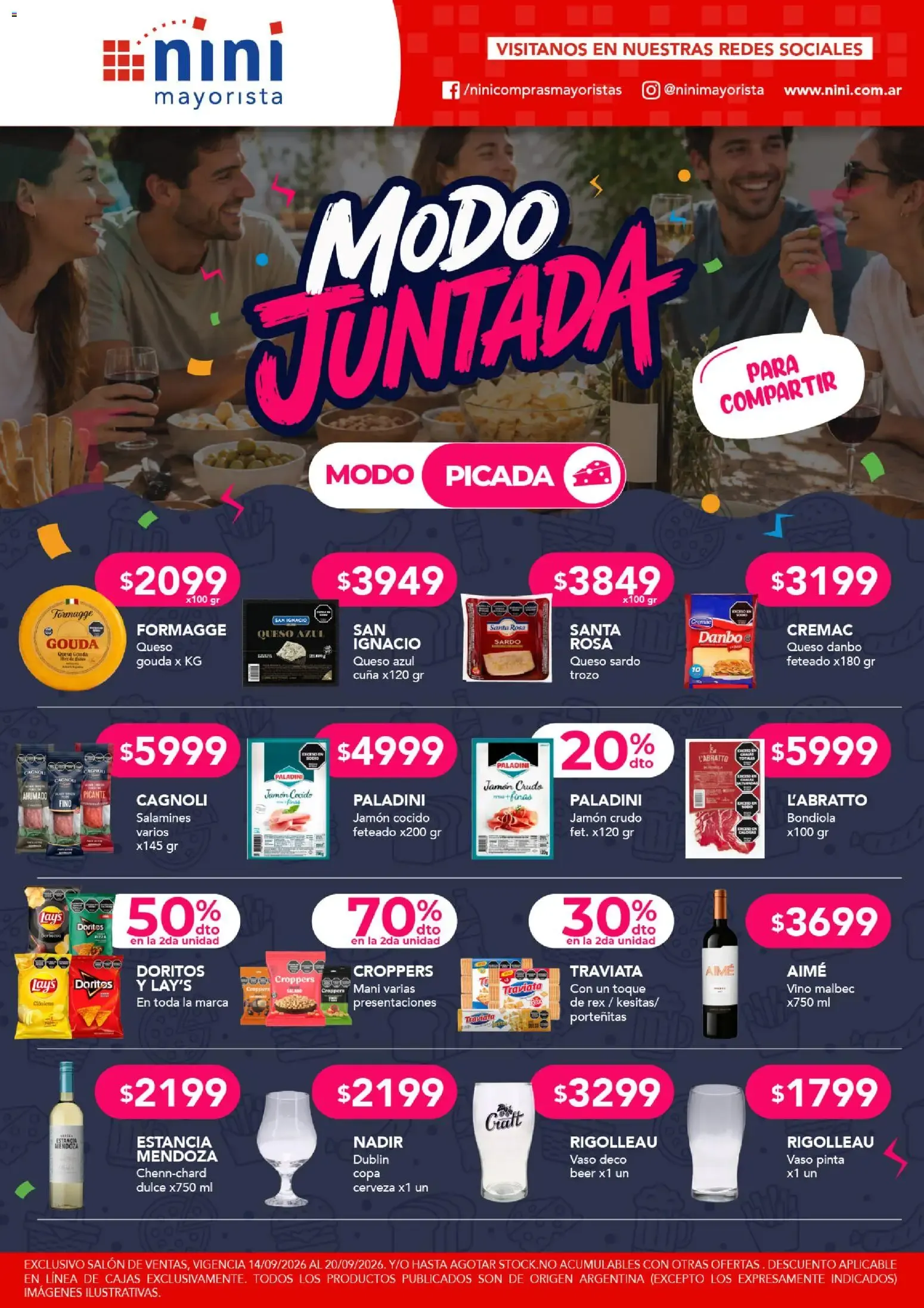 Ofertas de NINI Mayorista - Modo Juntada del 14/09/2026 - 20/09/2026 14 de septiembre al 20 de septiembre 2026 - Página 3 del catálogo