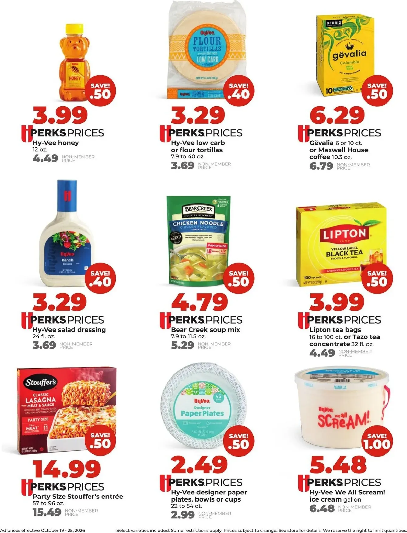 Weekly ad Current Hy Vee leaflet valid from Monday 10/19/2026 to Sunday 10/25/2026 from October 19 to October 25 2026 - Page 6