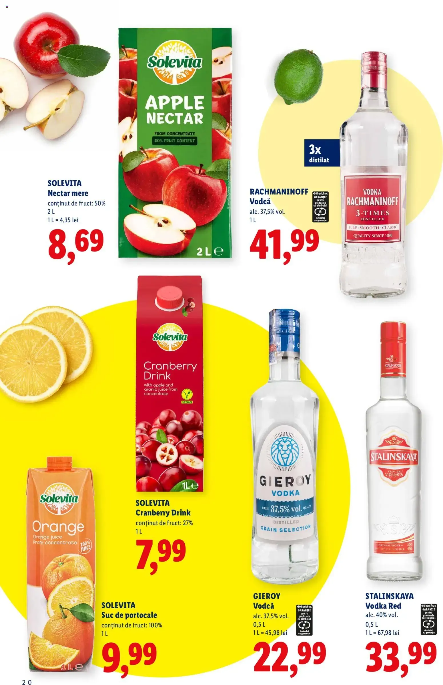 Catalog Băuturi pentru o vară distractivă. Știi că merită. de la 13 iulie până la 13 septembrie 2026 - Revista Pagina 20