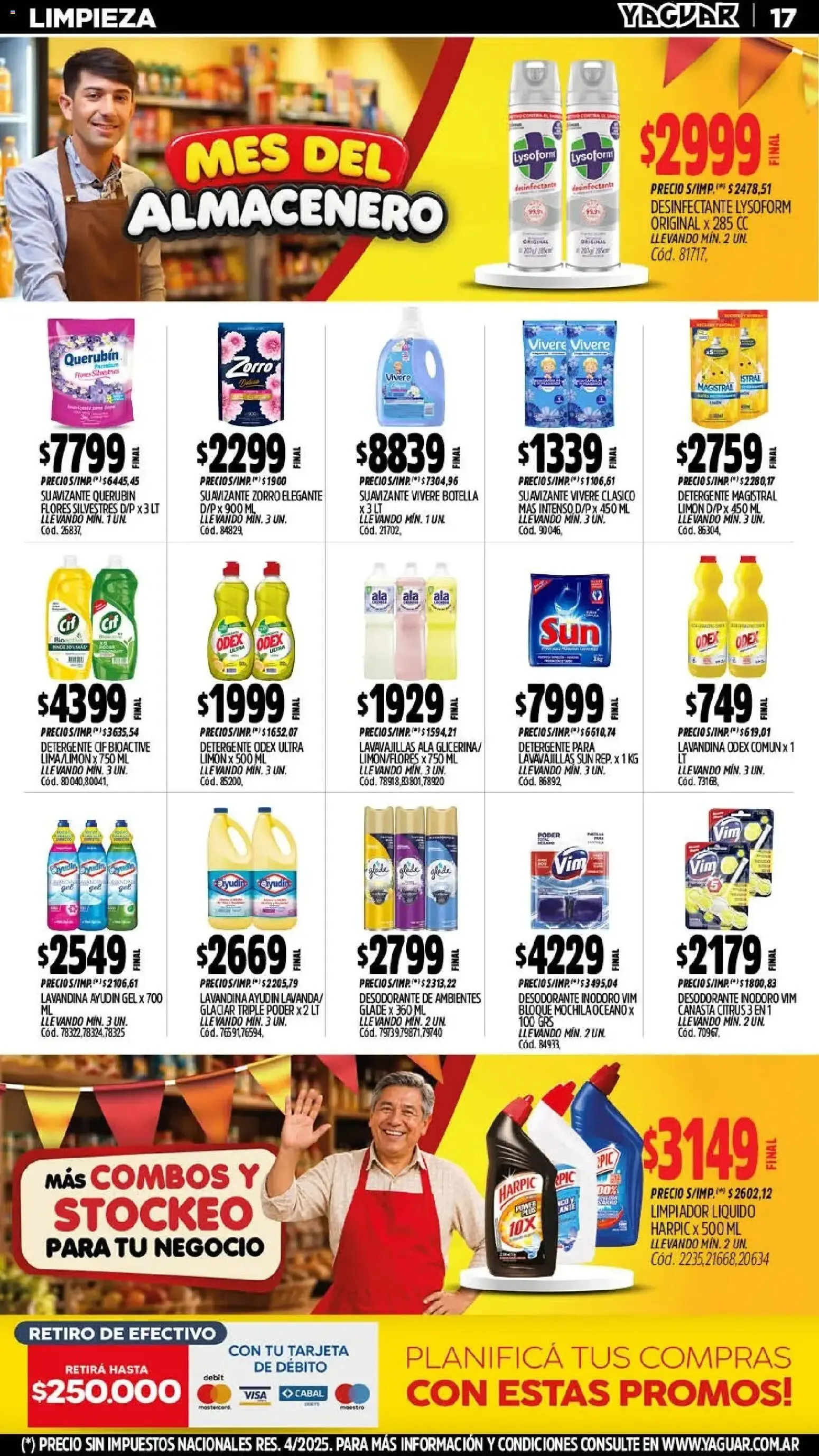 Ofertas de Mayorista Yaguar - Mes del Almacenero - P. Chacabuco 21 de septiembre al 27 de septiembre 2026 - Página 17 del catálogo