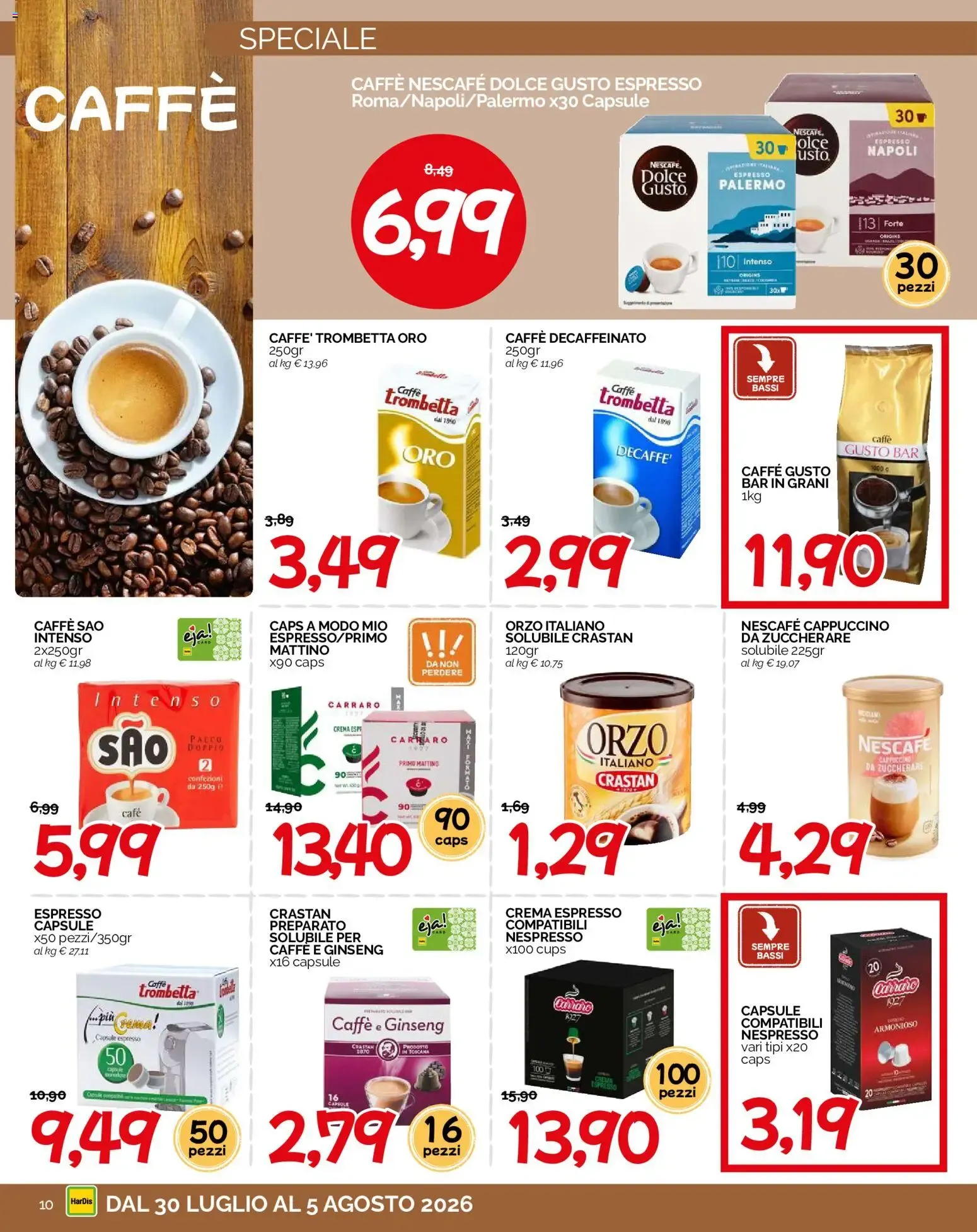 HarDis volantino dal 30/07/2026 - online Offerte da 30 luglio a 5 agosto di 2026 - Pagina del volantino 10