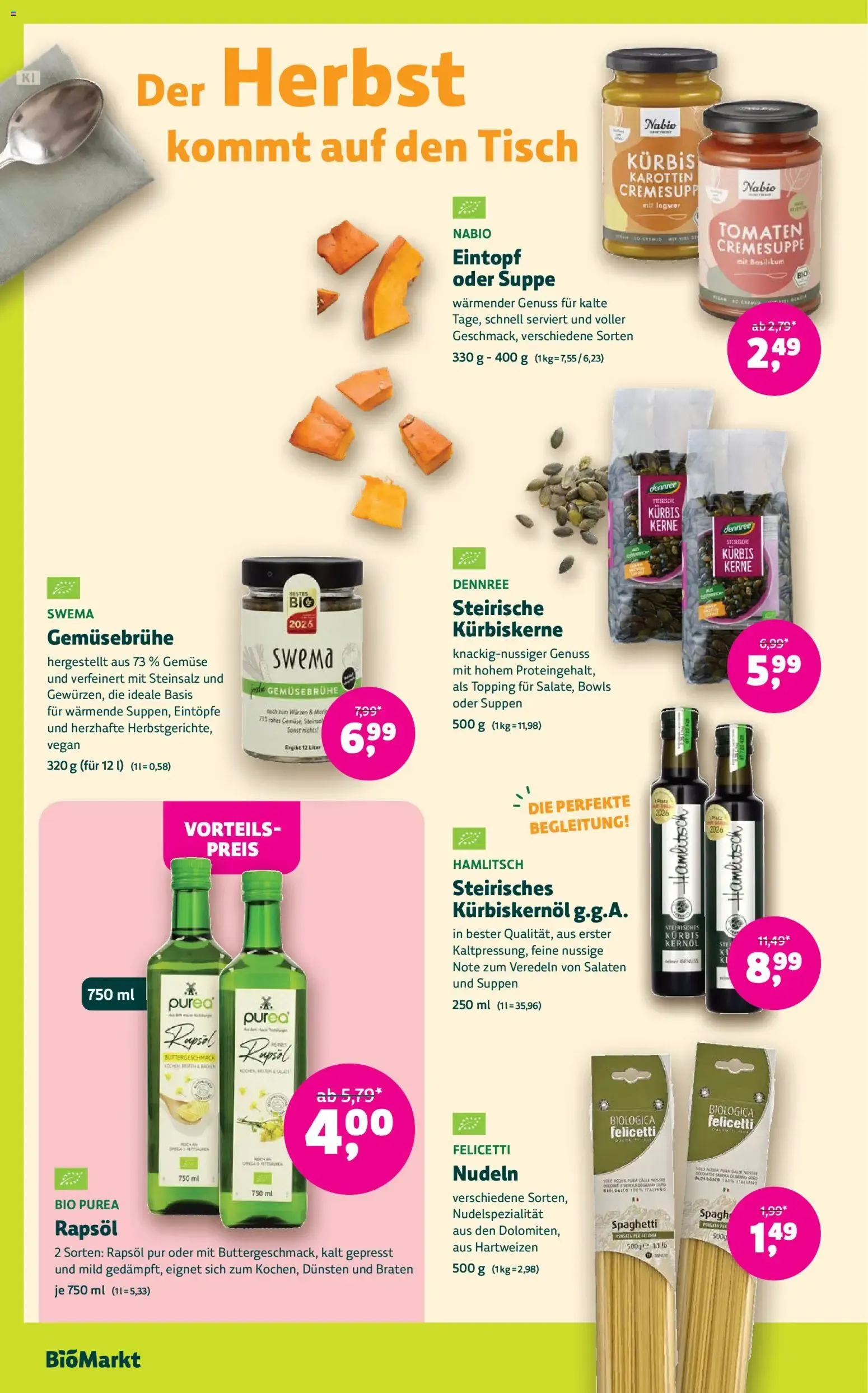 BioMarkt Prospekt (ab 23.09.2026) zum Blättern von 23. September bis 6. Oktober 2026 - Prospekt seite 10