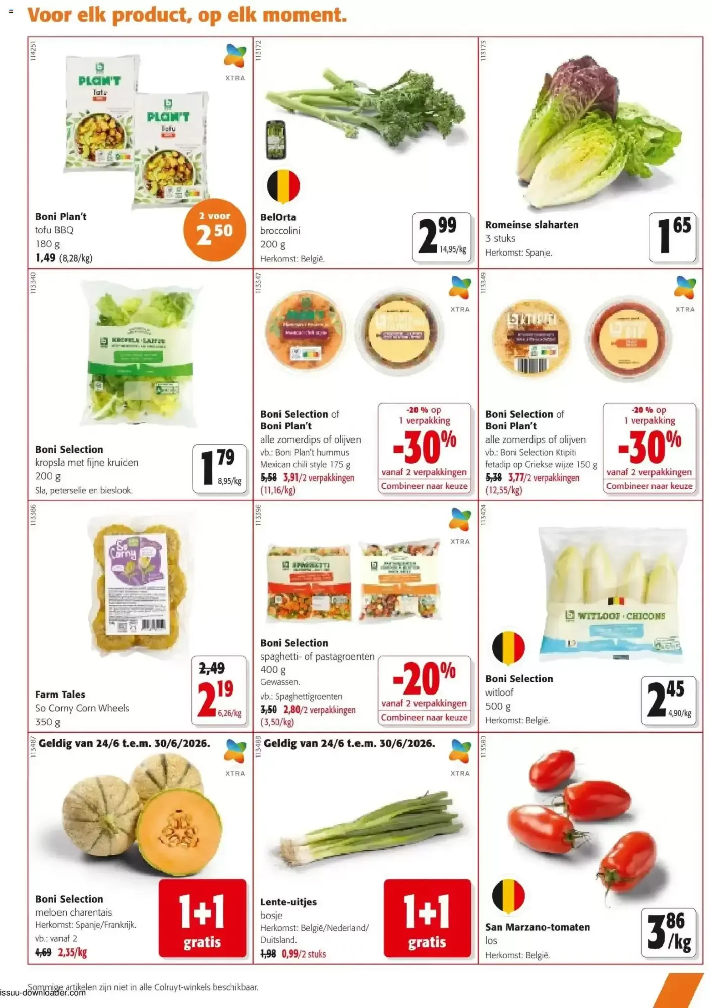 Alle acties van 17 juni tot 30 juni 2026 - folder pagina 11