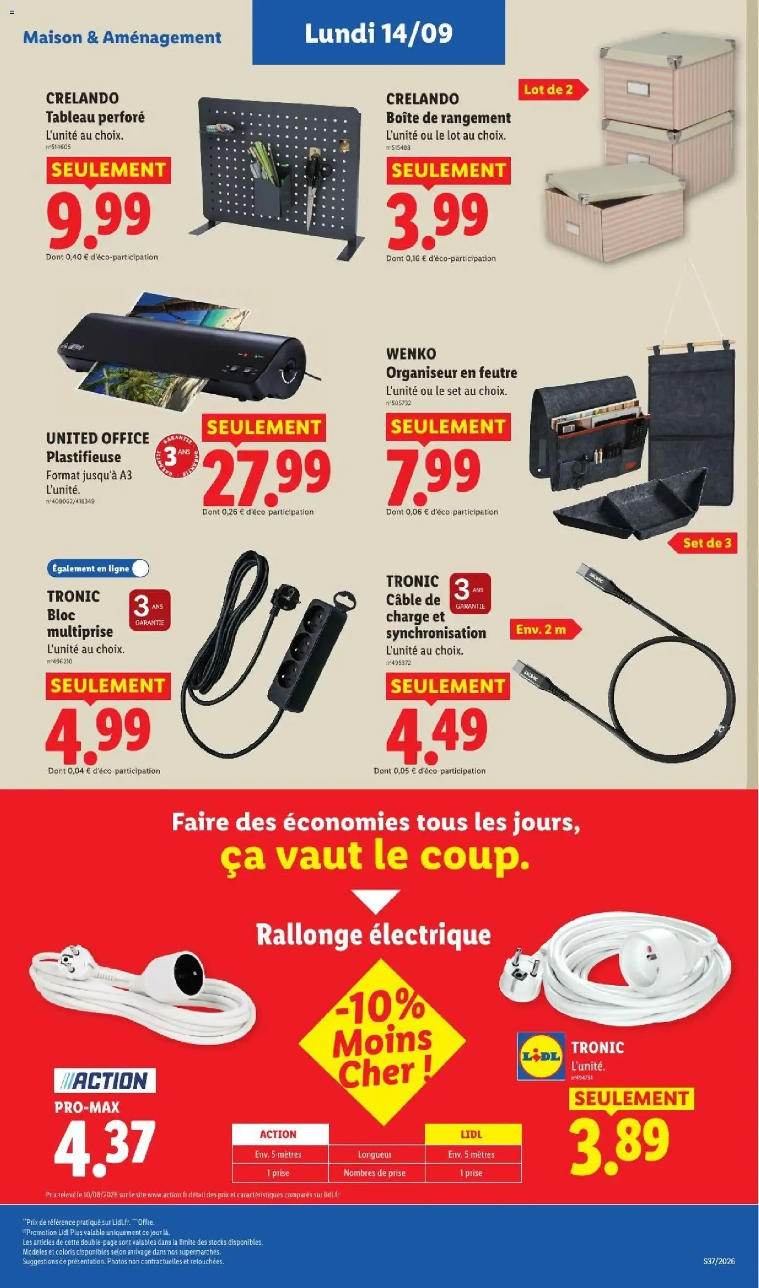 Catalogue LIDL du 10/09/2026 | Promo prospectus en ligne du 10 septembre au 16 septembre 2026 - Catalogue page 43
