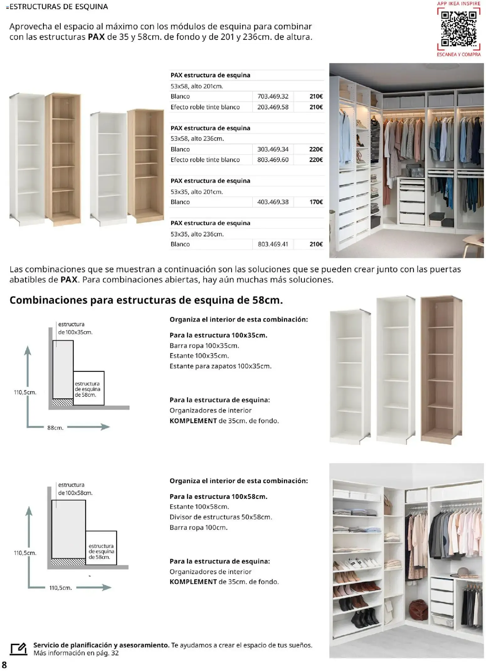 Catálogo de Guía de compra PAX y KOMPLEMENT - Sistema de armarios IKEA 1 de septiembre al 31 de enero 2027 - Página 8