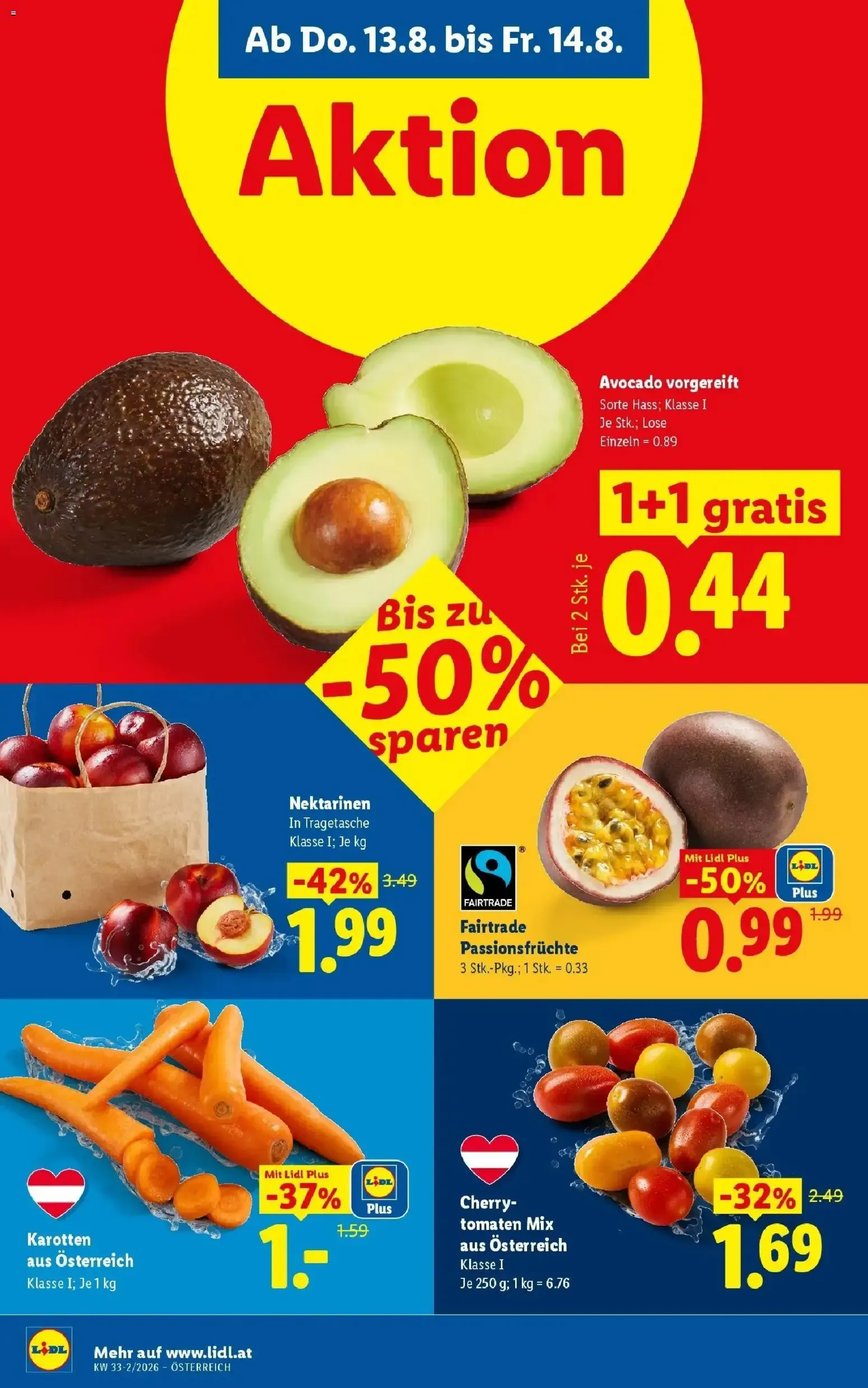 Mit Lidl Plus Österreichs günstigste Preise von 13. August bis 14. August 2026 - Flugblätt seite  6