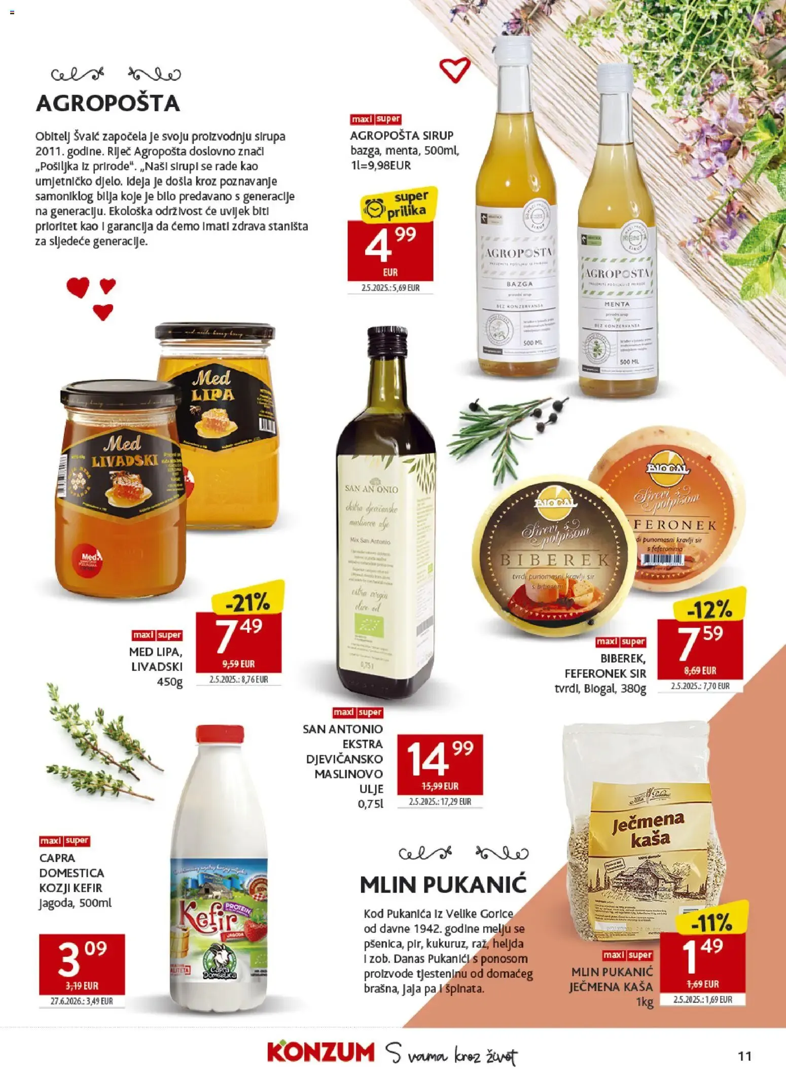 Katalog Konzum Katalog novi od 14.10.2026 na listanje > letak digitalni od 14. listopada do 20. listopada 2026. - Pregled Stranica 11