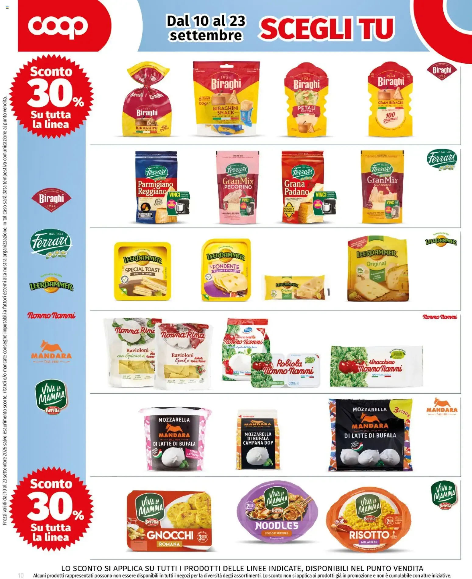Coop Superstore: Scegli tu Grandi Marche con sconti da 10 settembre a 23 settembre di 2026 - Pagina del volantino 10