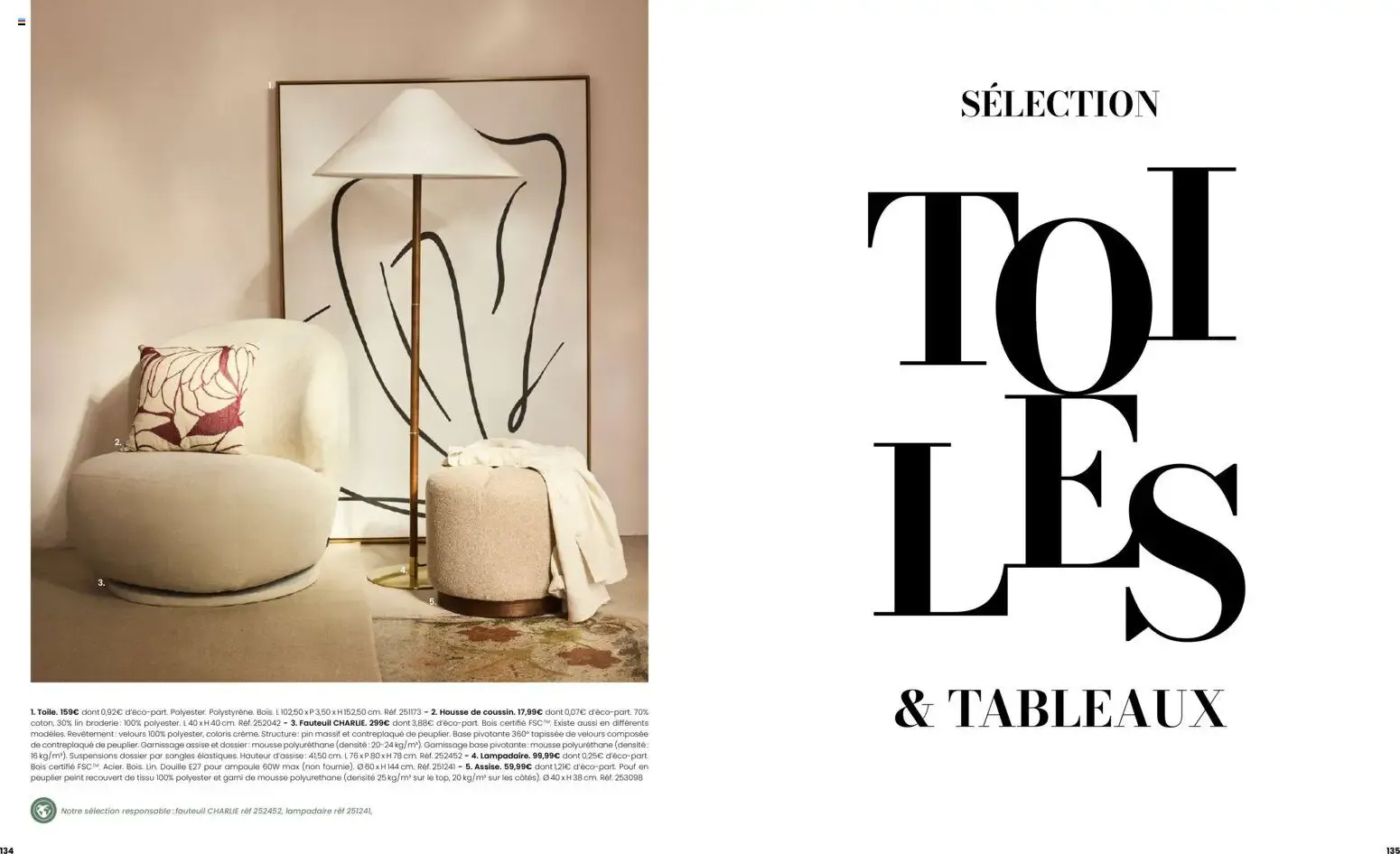 Maisons du Monde - Itinéraire Estival Collection Printemps - Été 2026 du 16 février au 1 septembre 2026 - Catalogue page 68