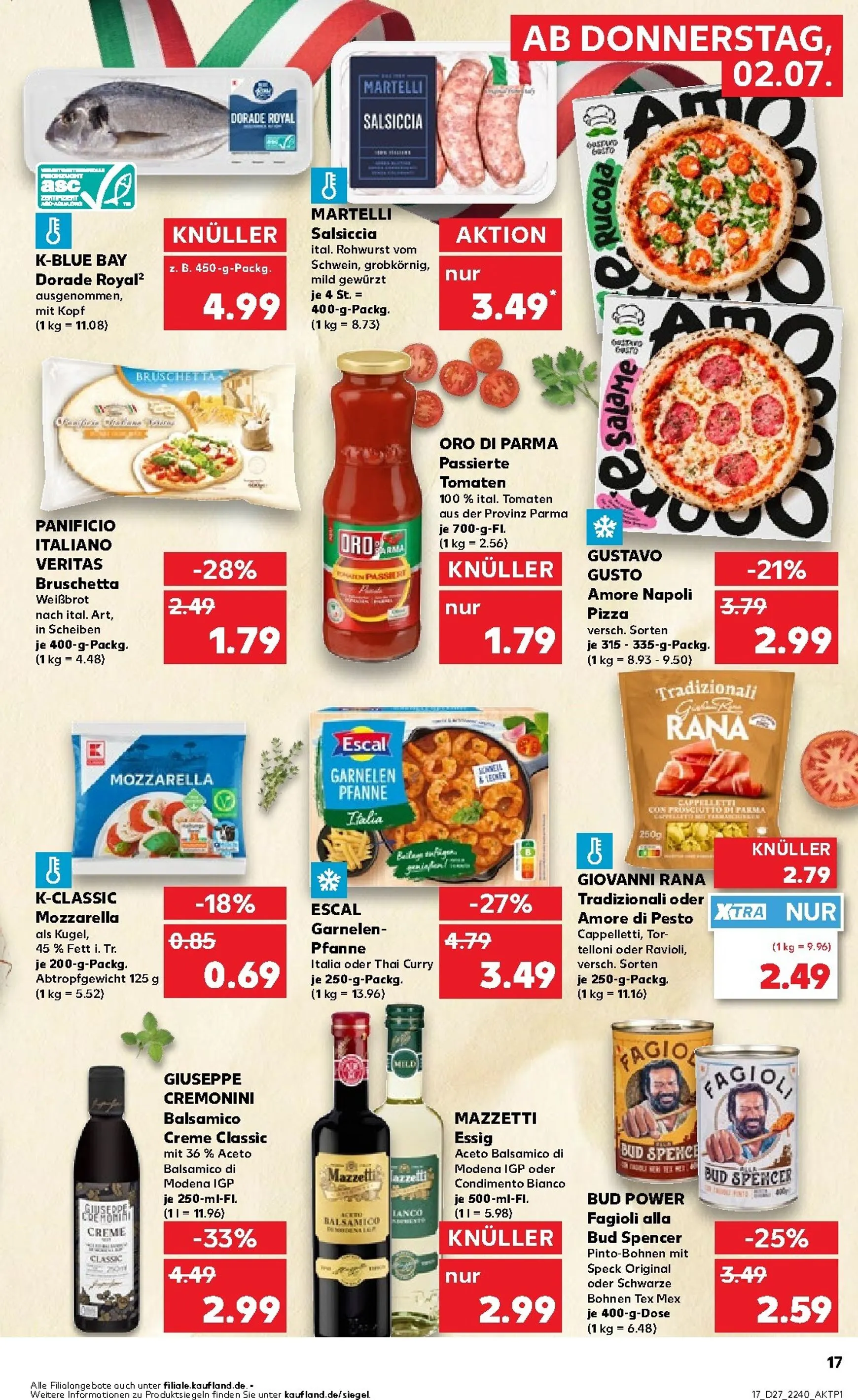 Kaufland Prospekt nächste Woche – von Donnerstag 02.07.2026 bis Mittwoch 08.07.2026 von 2. Juli bis 8. Juli 2026 - Prospekt seite 18