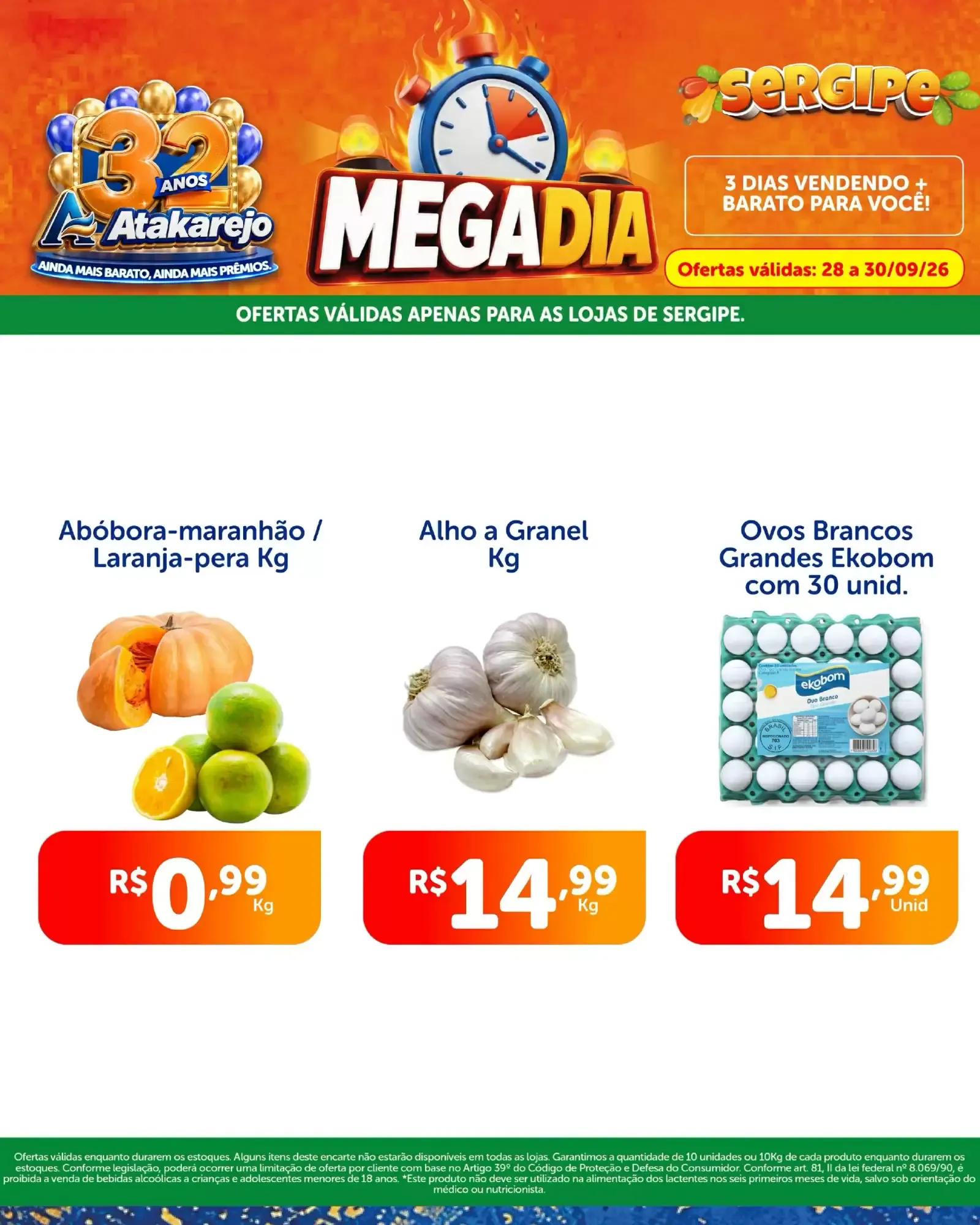 Encarte de Megadia Atakarejo Sergipe 28 de setembro até 30 de setembro 2026 - Pagina 2