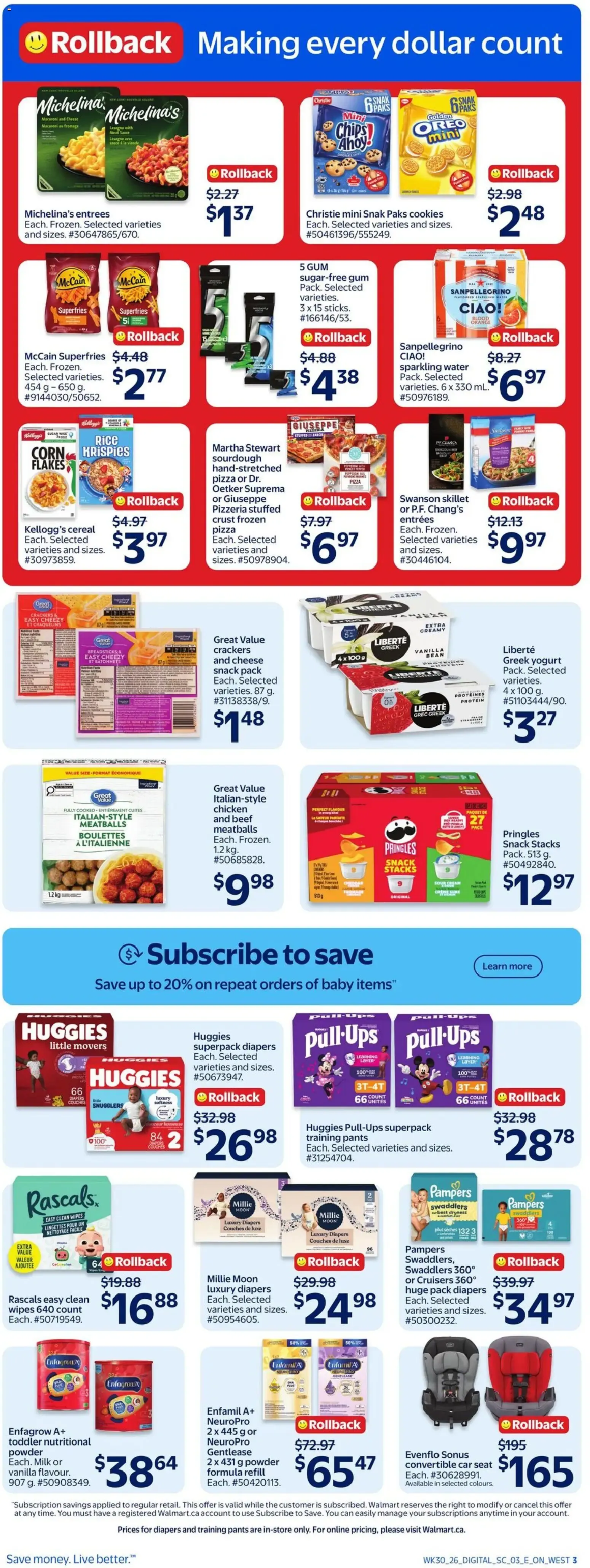 Walmart weekly flyer from Aug 20, 2026 > weekly specials & deals from August 20 to August 26 2026 - flyer page 4