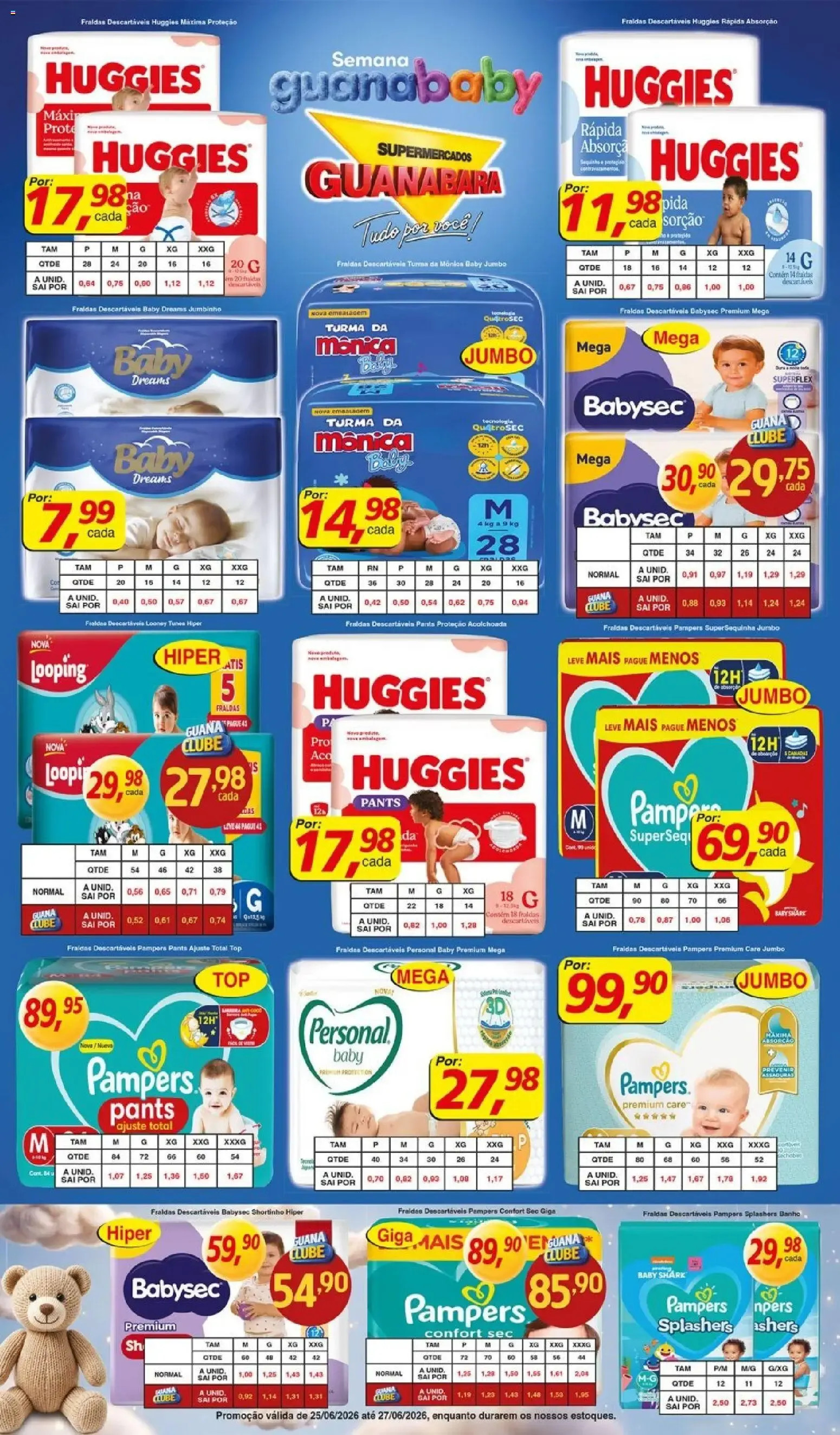 Encarte de Semana Guanababy - Supermercados Guanabara 25 de junho até 27 de junho 2026 - Pagina 3
