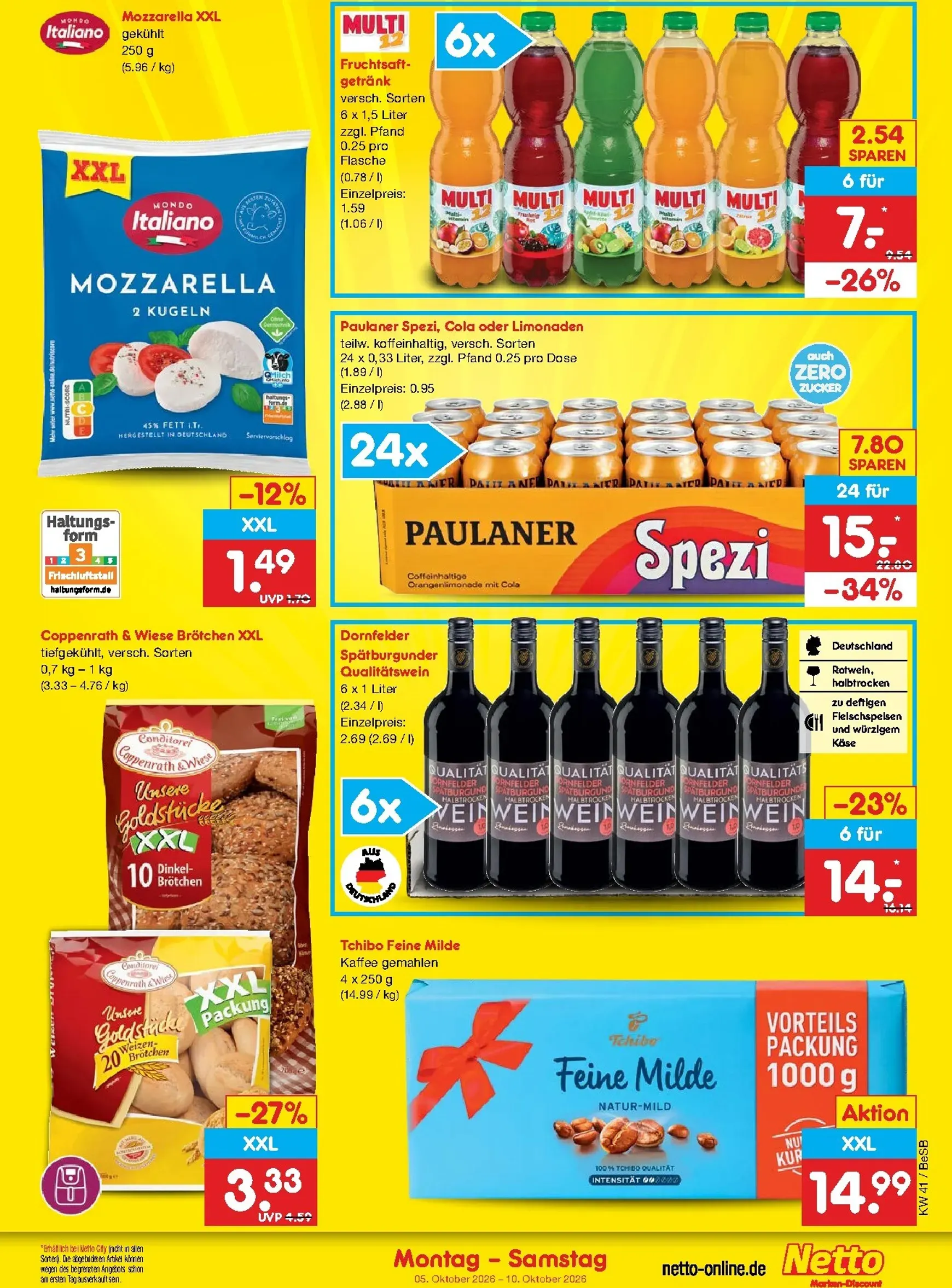 Netto Marken Discount Prospekt – von Montag 05.10.2026 bis Samstag 10.10.2026 von 5. Oktober bis 10. Oktober 2026 - Prospekt seite 24