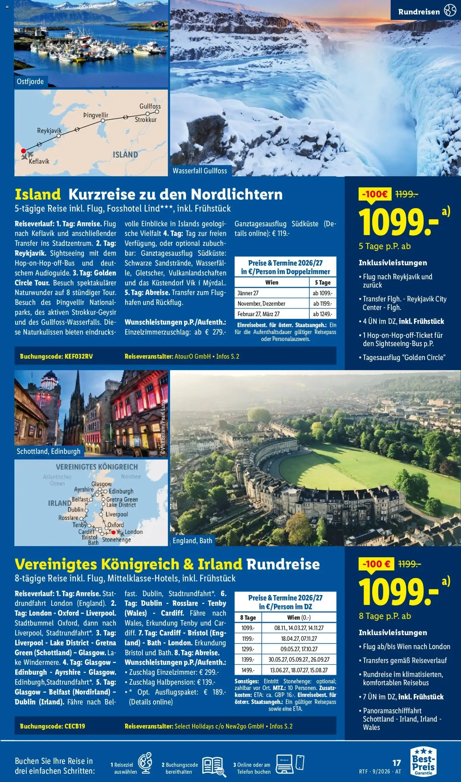 Traumurlaub zum Best-Preis buchen lohnt sich. von 12. September bis 15. Oktober 2026 - Flugblätt seite  17