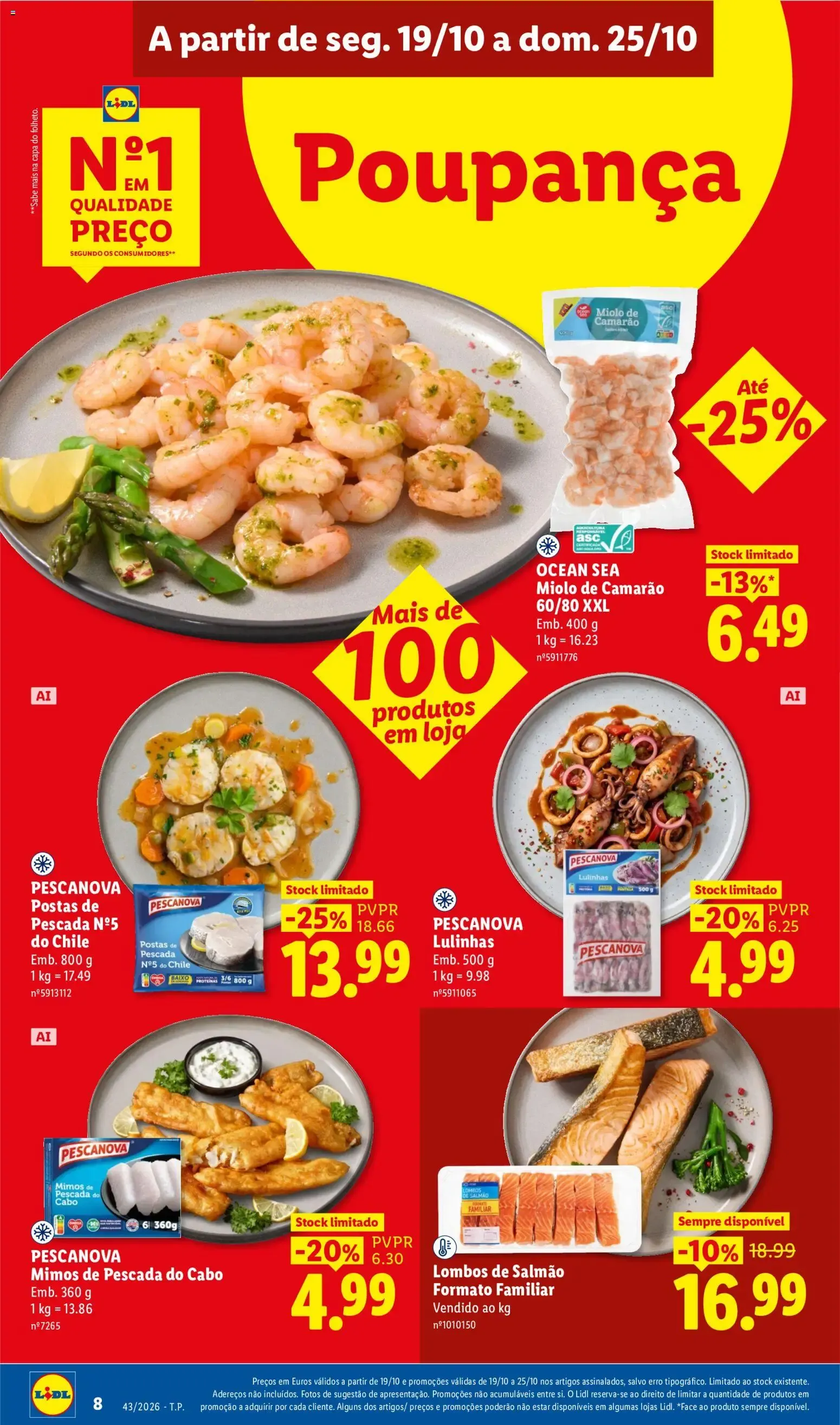 Folheto Lidl Folheto Poupança de 19 de outubro até 25 de outubro 2026 - Pagina 8