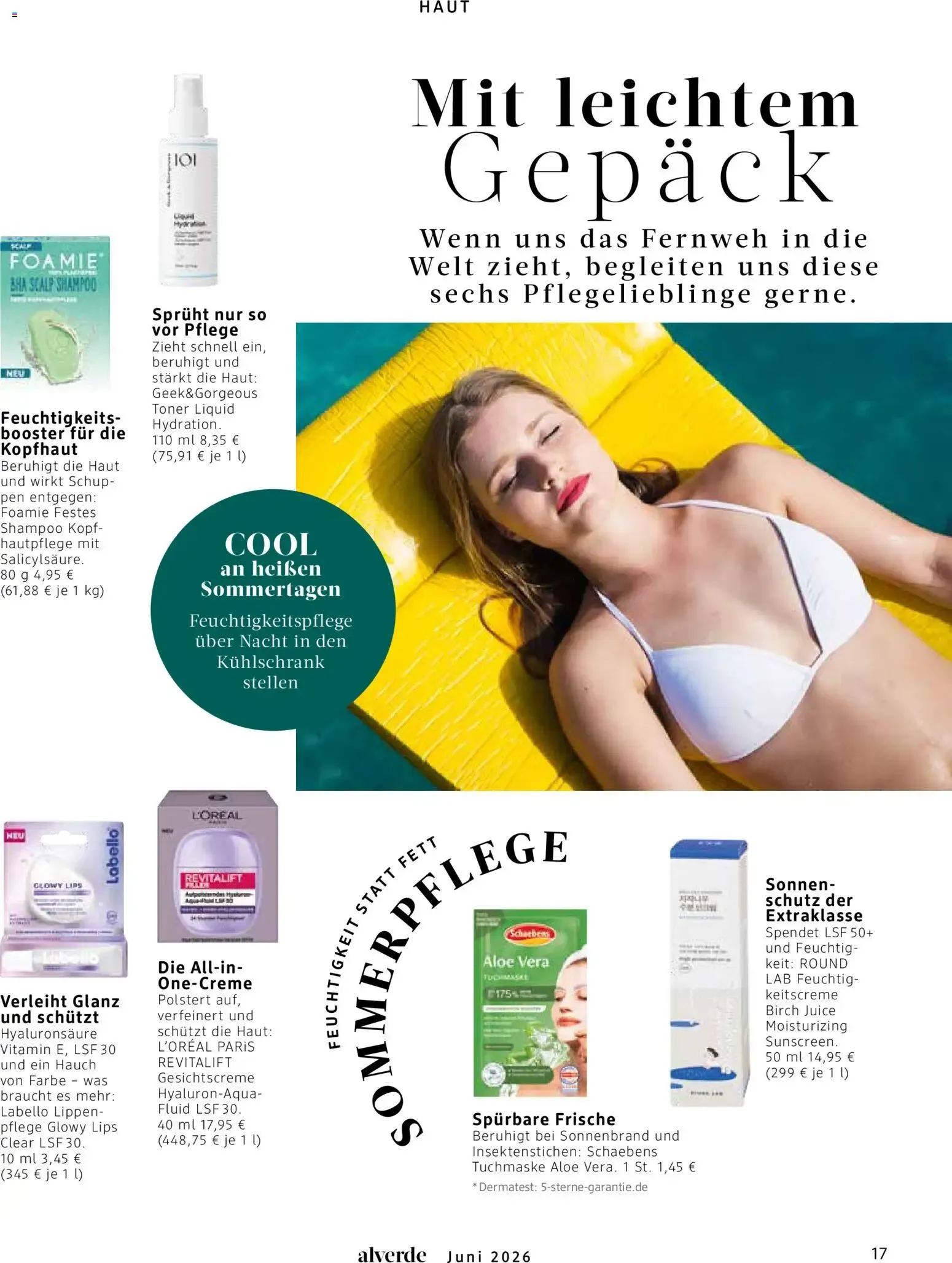 dm Magazin alverde von 1. Juni bis 30. Juni 2026 - Prospekt seite 17