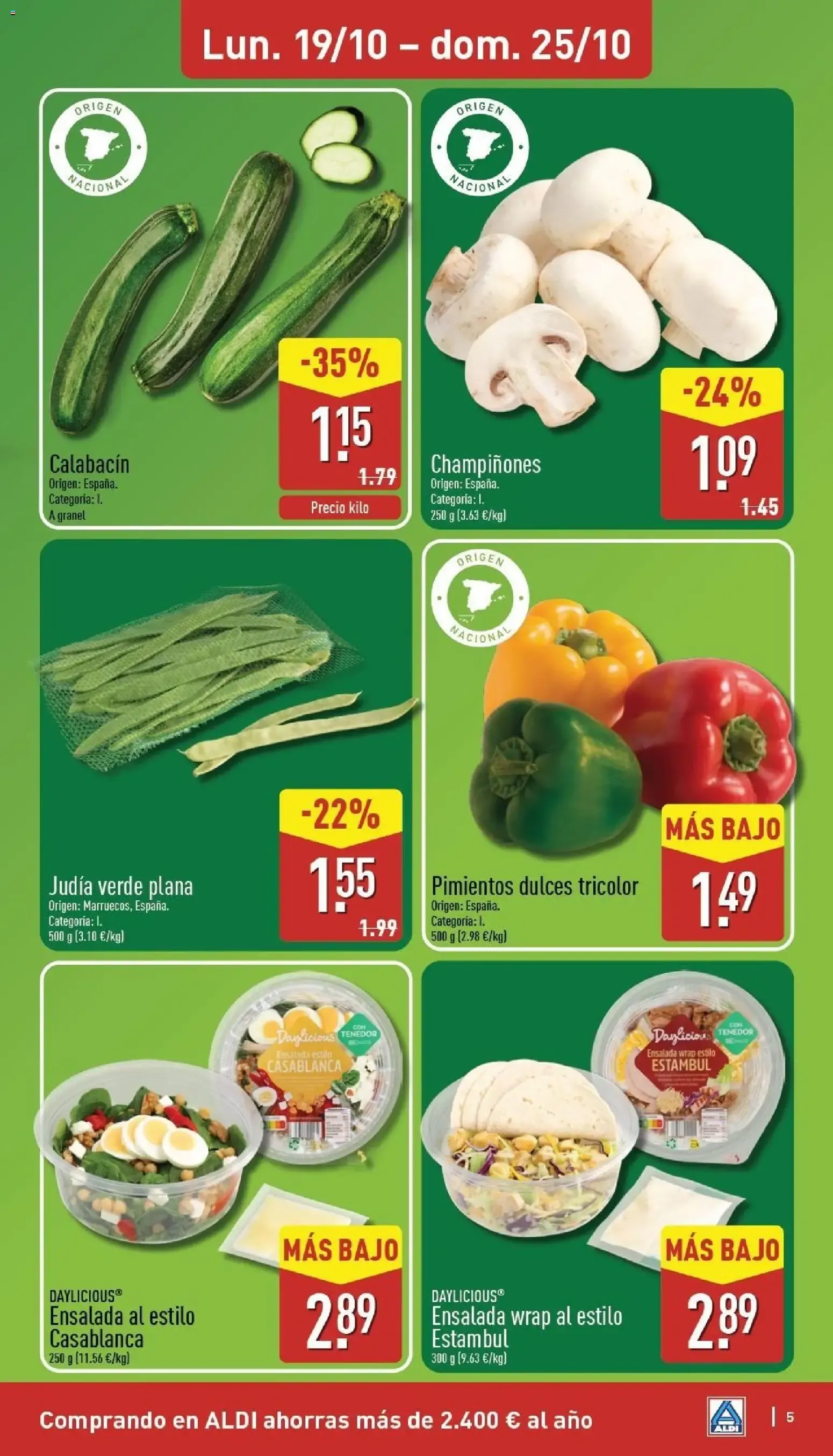 Catálogo de Aldi folleto Península del 19/10/2026 | Catálogo 19 de octubre al 25 de octubre 2026 - Página 5