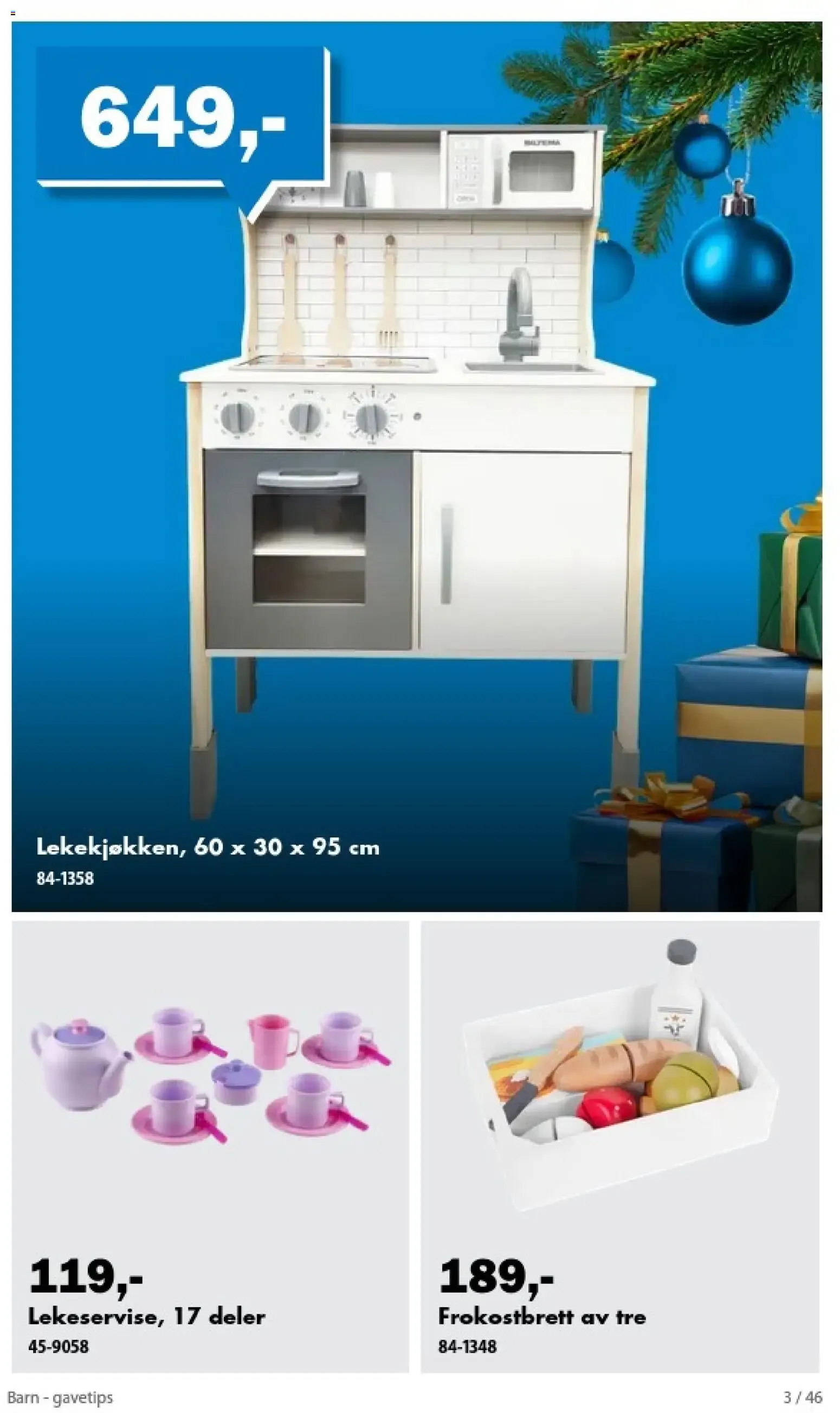 Biltema kundeavis barn gavetips (25/10/2026 - 24/12/2026) - Kundeavis og tilbud fra 25. oktober til 24. desember 2026 - kundeavisside 3