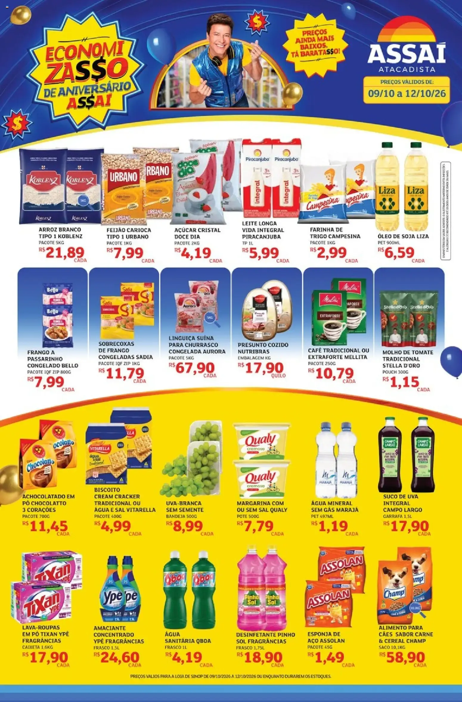 Encarte de Assaí Atacadista ofertas - MT de 09/10/2026 | Promoções Online 9 de outubro até 12 de outubro 2026 - Pagina 1