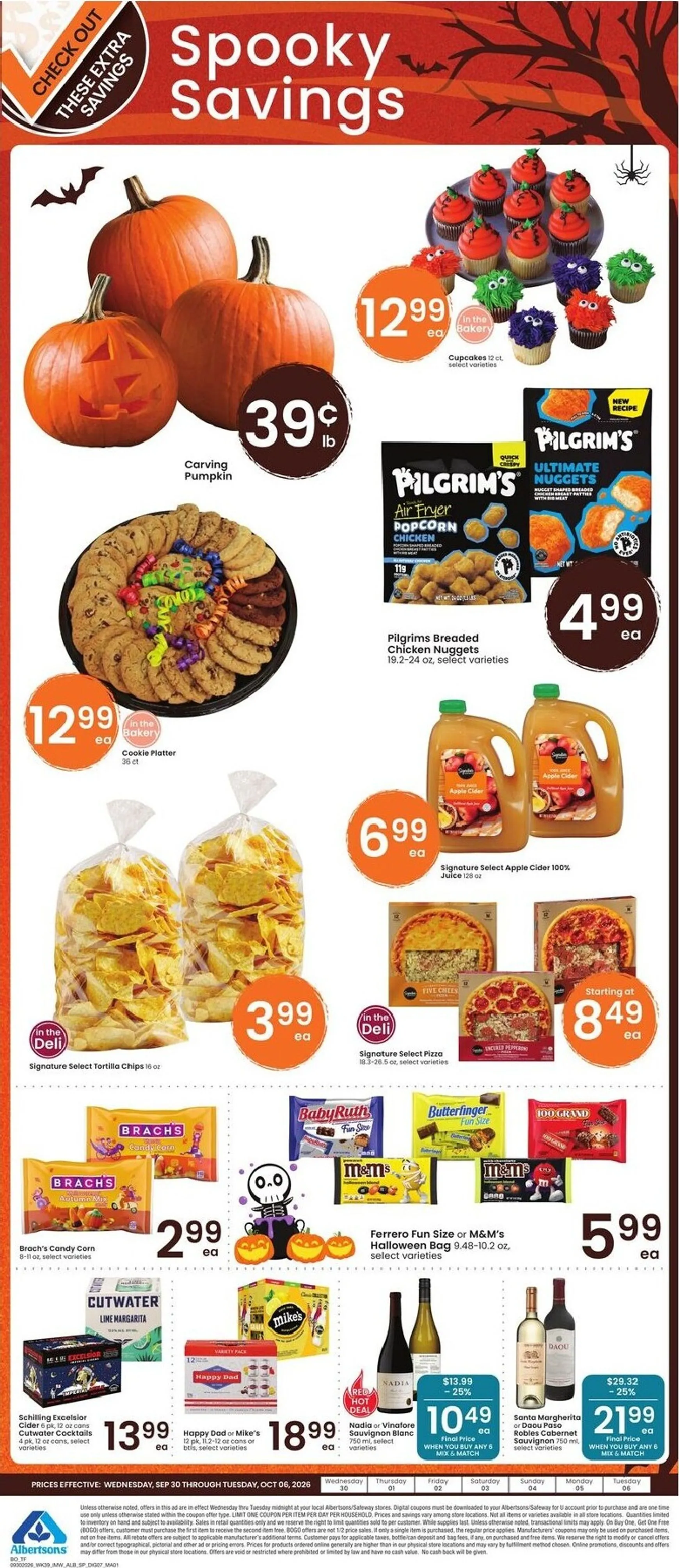 Weekly ad Current Albertsons leaflet valid from Wednesday 09/30/2026 to Tuesday 10/06/2026 from September 30 to October 6 2026 - Page 8