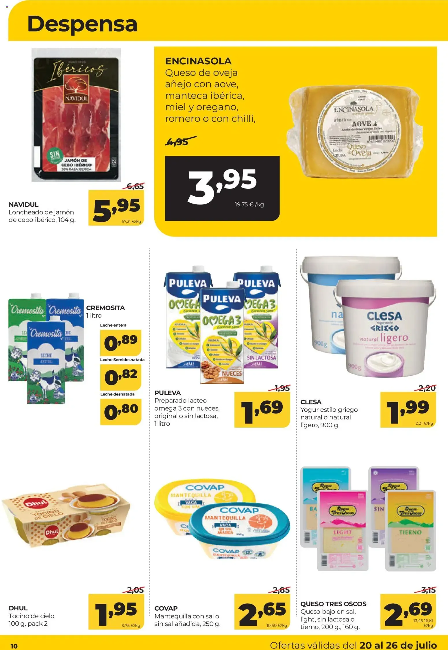 Catálogo de Alimerka folleto Castilla y León del 20/07/2026 | Catálogo 20 de julio al 26 de julio 2026 - Página 10