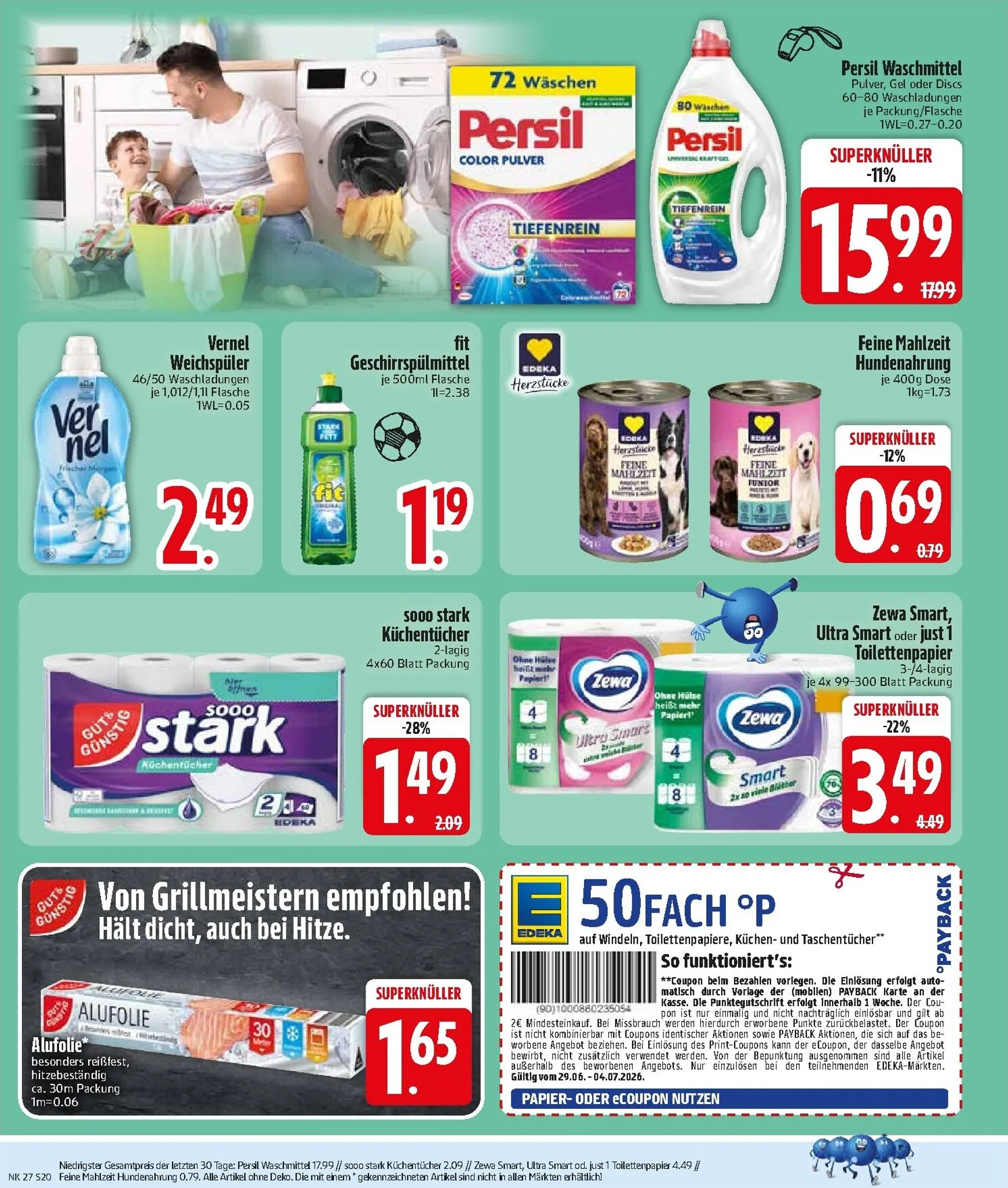 Edeka - Wochenangebote Prospekt – von Montag 29.06.2026 bis Samstag 04.07.2026 von 29. Juni bis 4. Juli 2026 - Prospekt seite 22