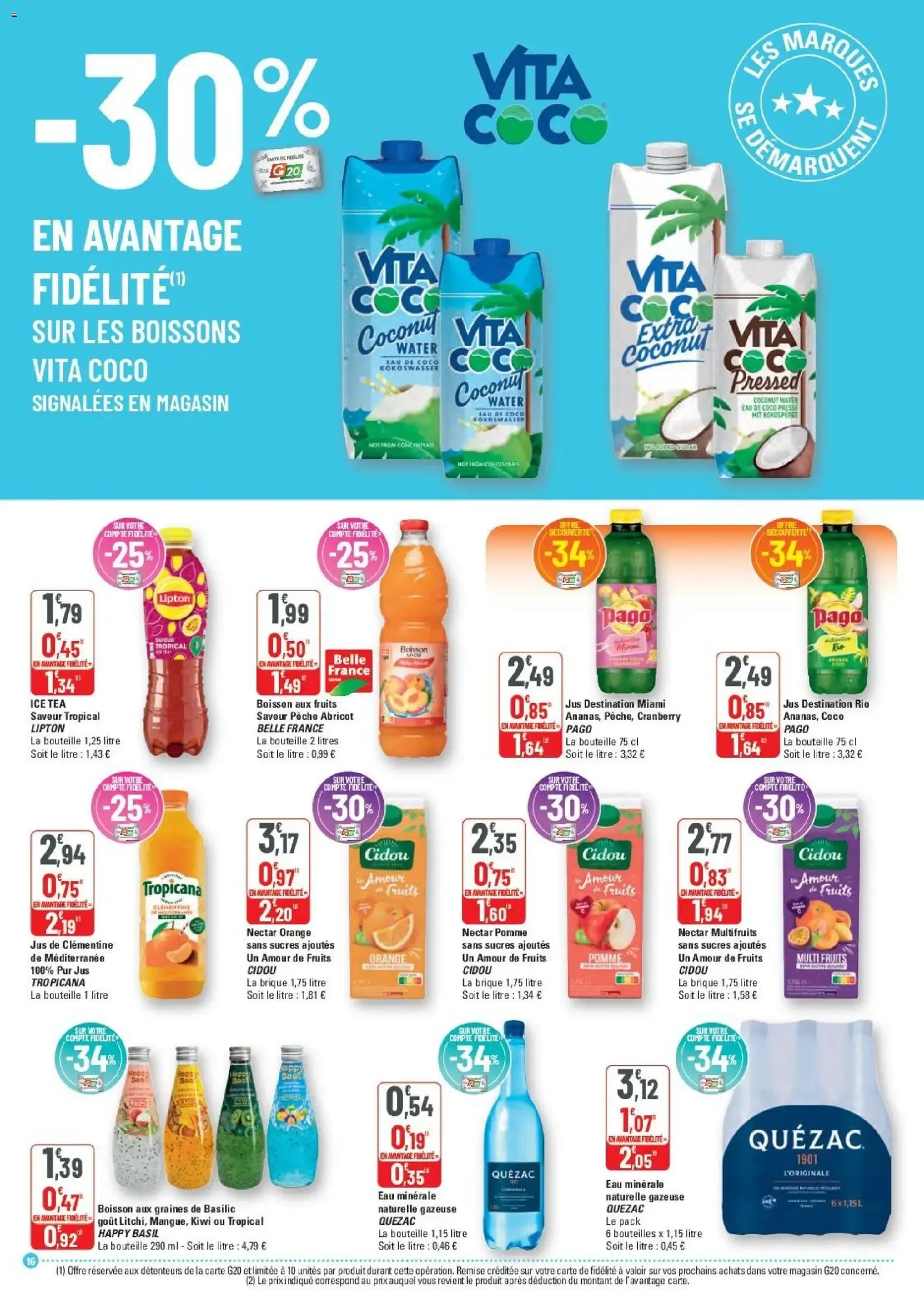 G20 Supermarchés catalogue à partir du 23/09/2026 - promo en ligne du 23 septembre au 4 octobre 2026 - Catalogue page 16