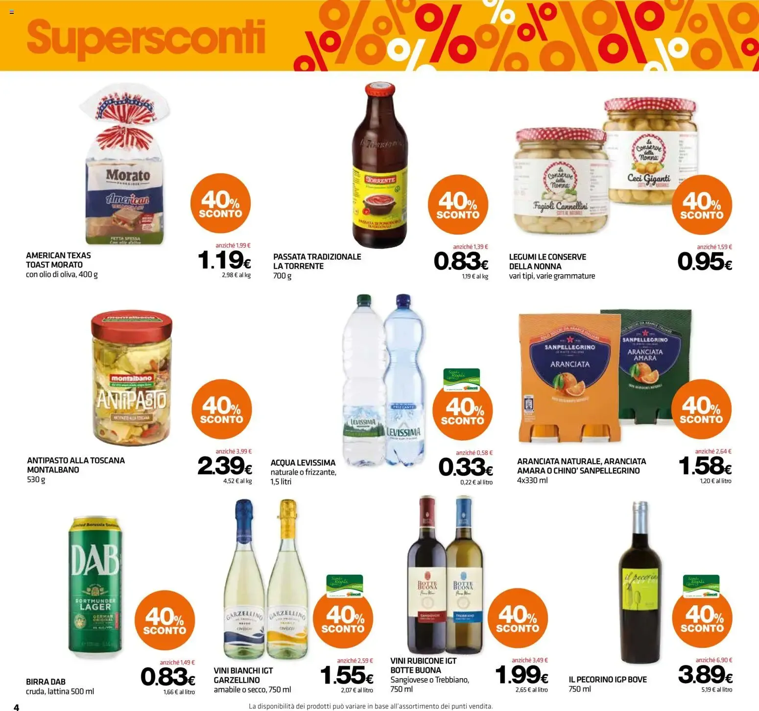 Superconti volantino dal 27/08/2026 - online Offerte da 27 agosto a 9 settembre di 2026 - Pagina del volantino 4