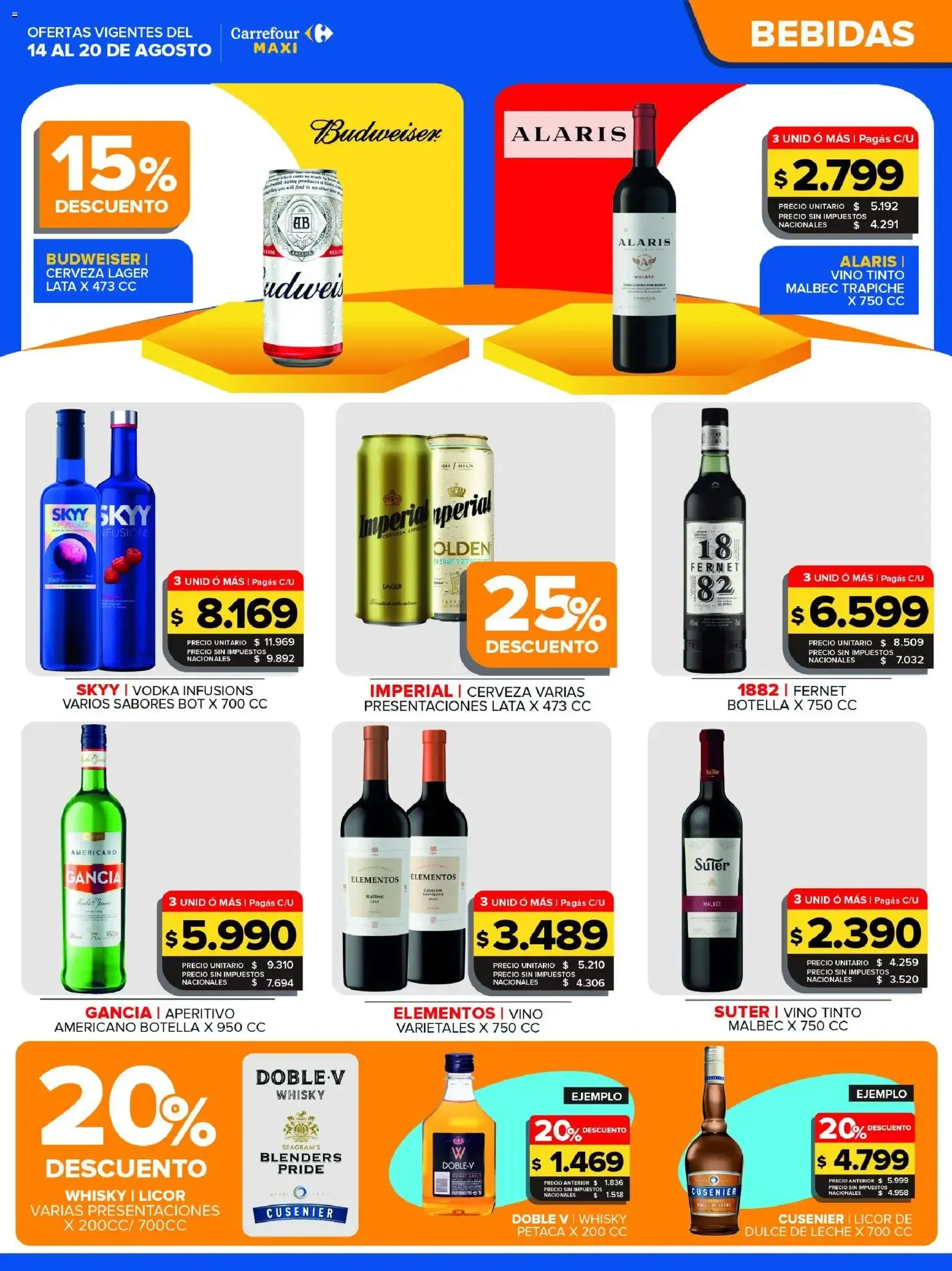 Ofertas de Carrefour Maxi catálogo del 14/08/2026 - 20/08/2026 14 de agosto al 20 de agosto 2026 - Página 3 del catálogo