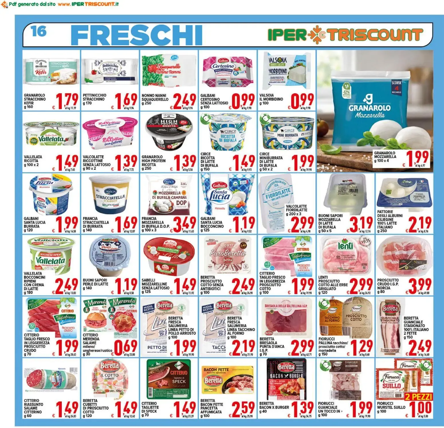 Iper Triscount Supermercati: ¡SOTTOCOSTO! da 2 ottobre a 13 ottobre di 2026 - Pagina del volantino 16