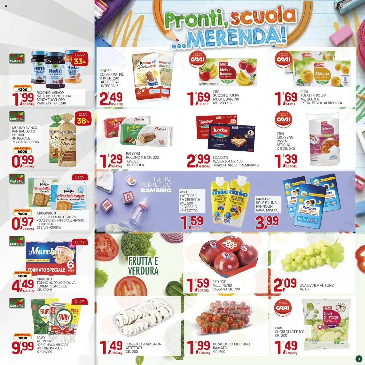 Nuovo CRAI volantino dal 03/09/2026 > offerte anteprima 🛍️ da 3 settembre a 13 settembre di 2026 - Pagina del volantino 3