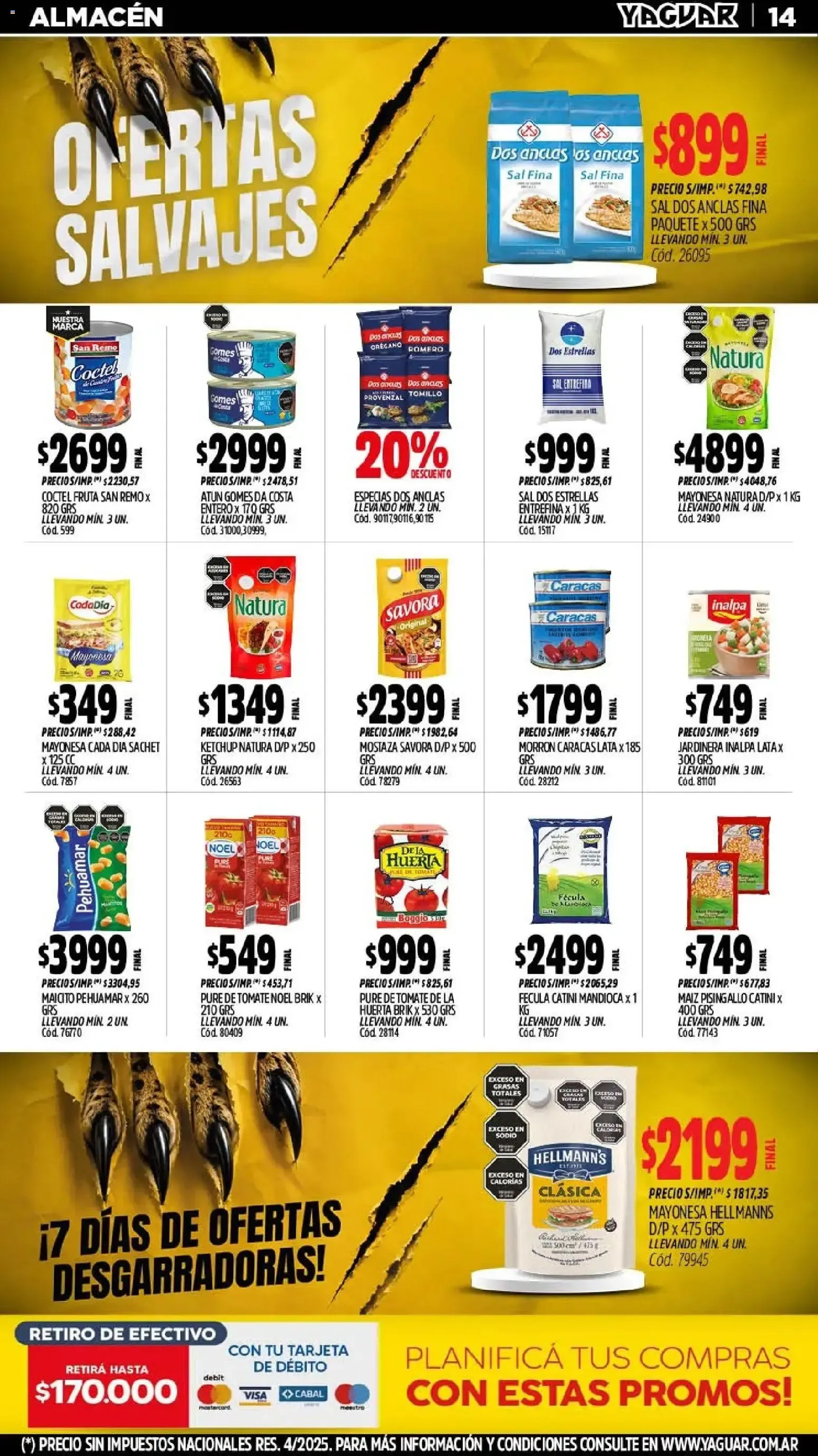 Ofertas de Mayorista Yaguar: Ofertas Salvajes en Misiones 3 de agosto al 9 de agosto 2026 - Página 15 del catálogo
