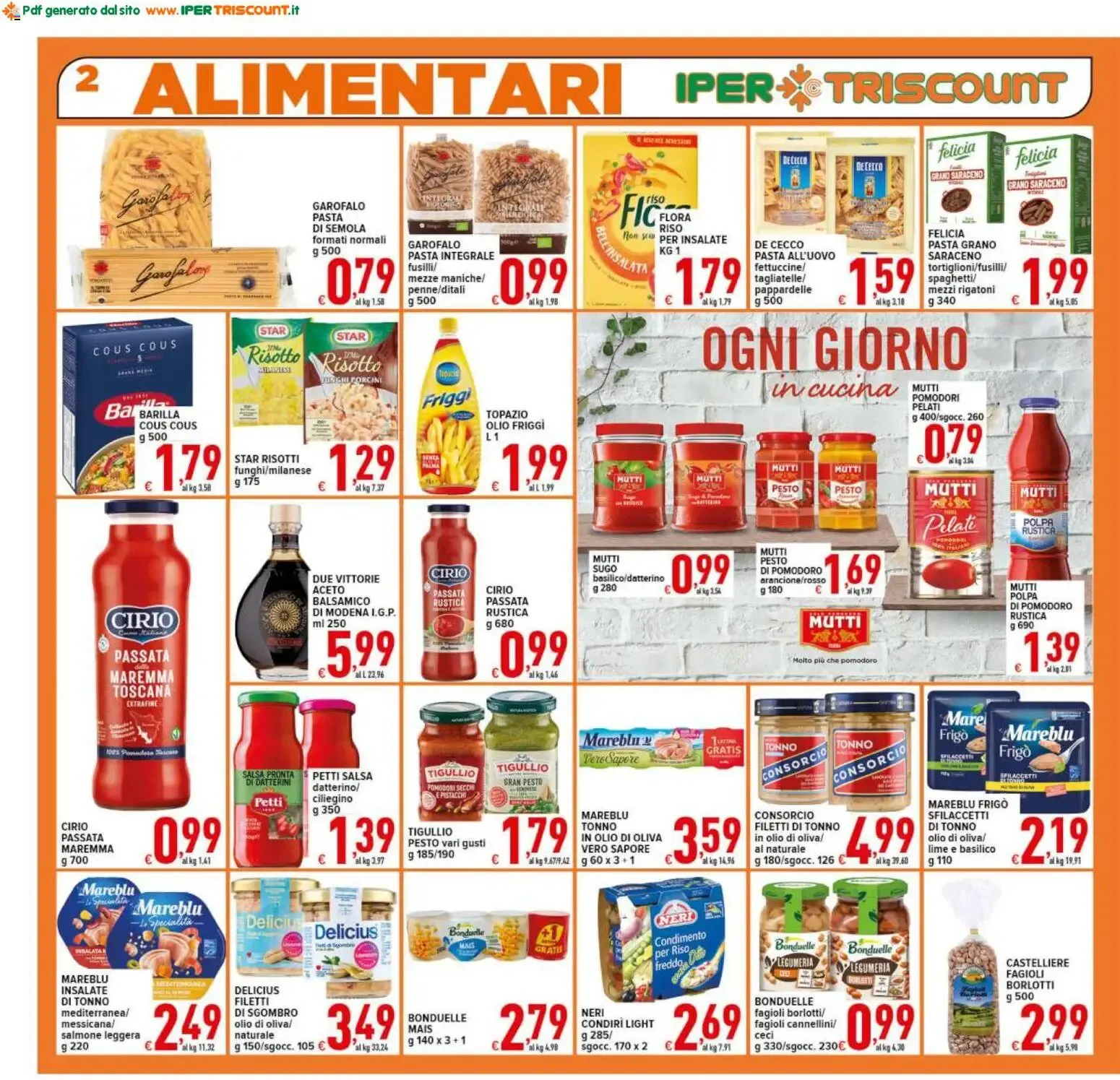 Ipertriscount Supermercati - Scorta Vacanze! da 10 luglio a 21 luglio di 2026 - Pagina del volantino 2