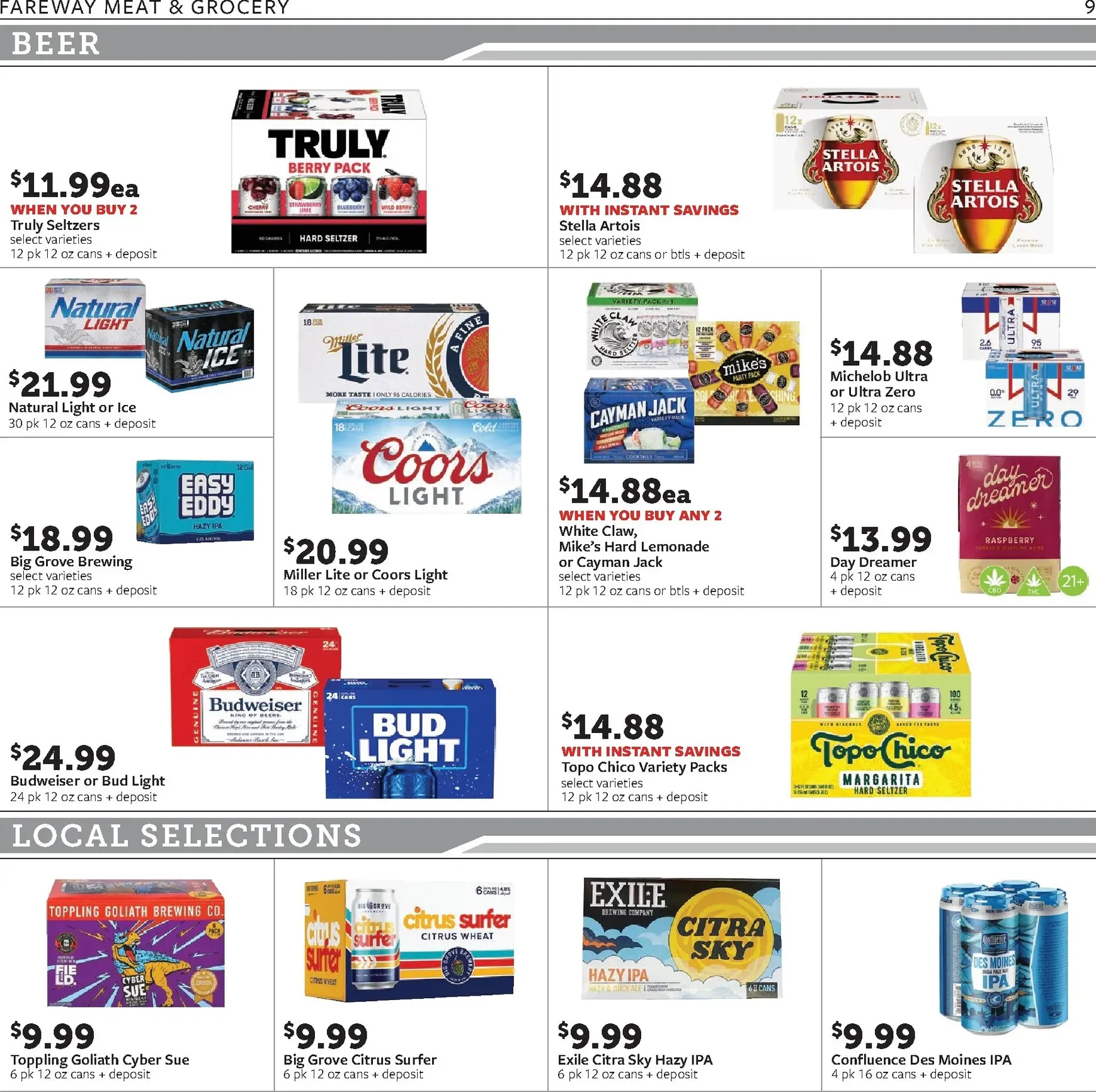 Weekly ad Current Fareway leaflet valid from Monday 07/06/2026 to Saturday 07/11/2026 from July 6 to July 11 2026 - Page 9