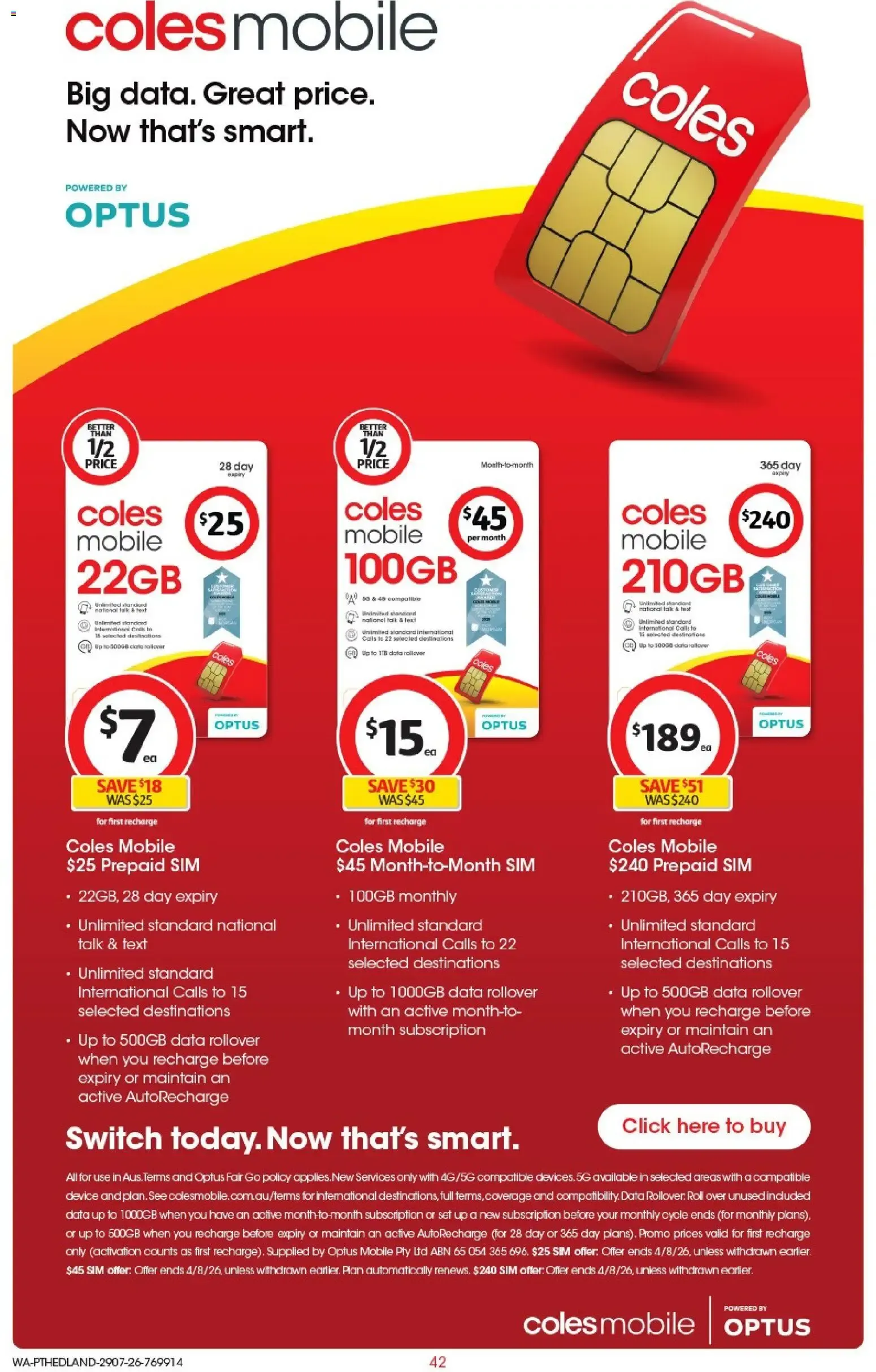 Coles PT Hedland Catalogue - Catalogue valid from 29 July to 4 August 2026 - page 42