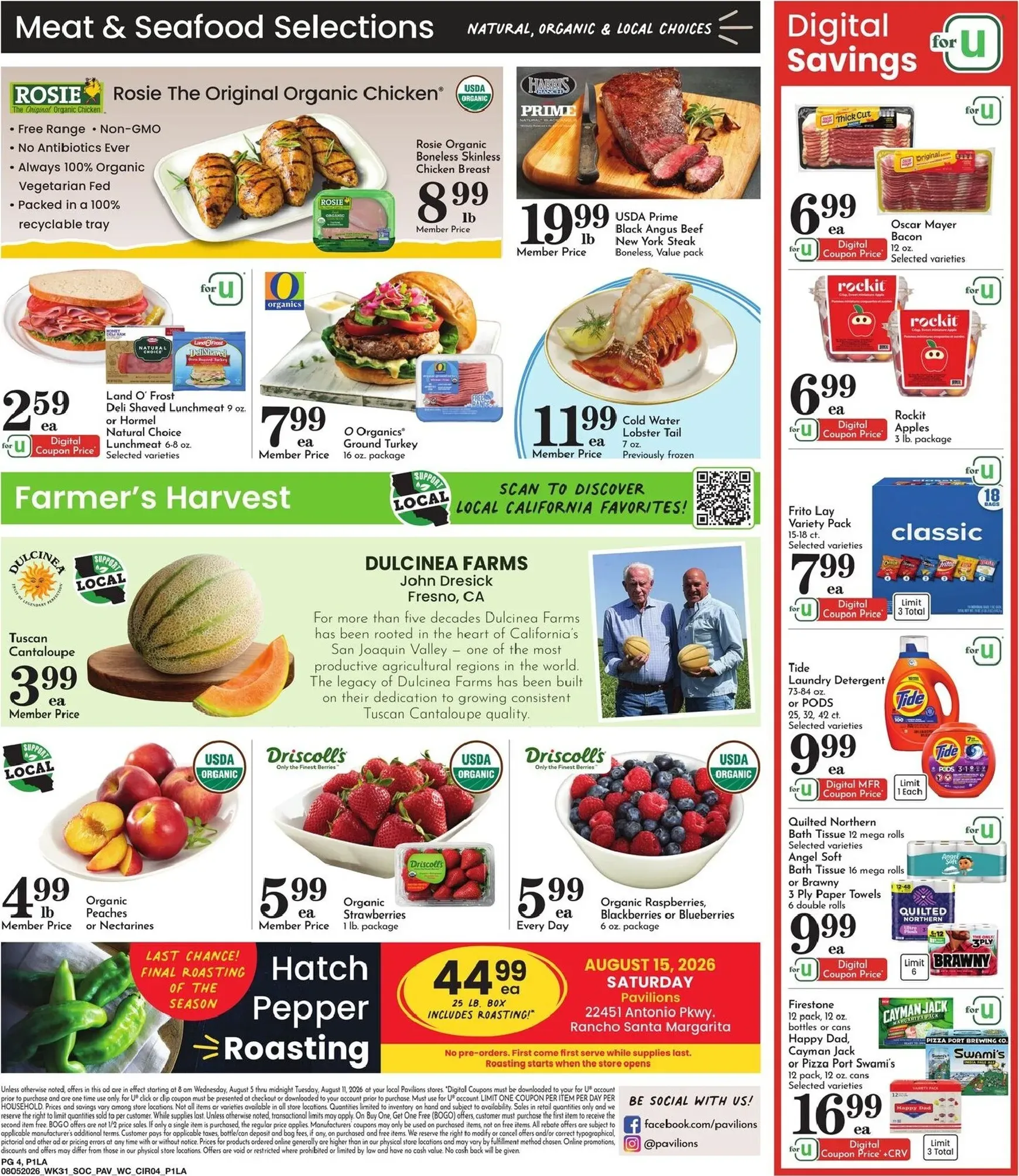 Weekly ad Current Pavilions leaflet valid from Wednesday 08/05/2026 to Tuesday 08/11/2026 from August 5 to August 11 2026 - Page 4