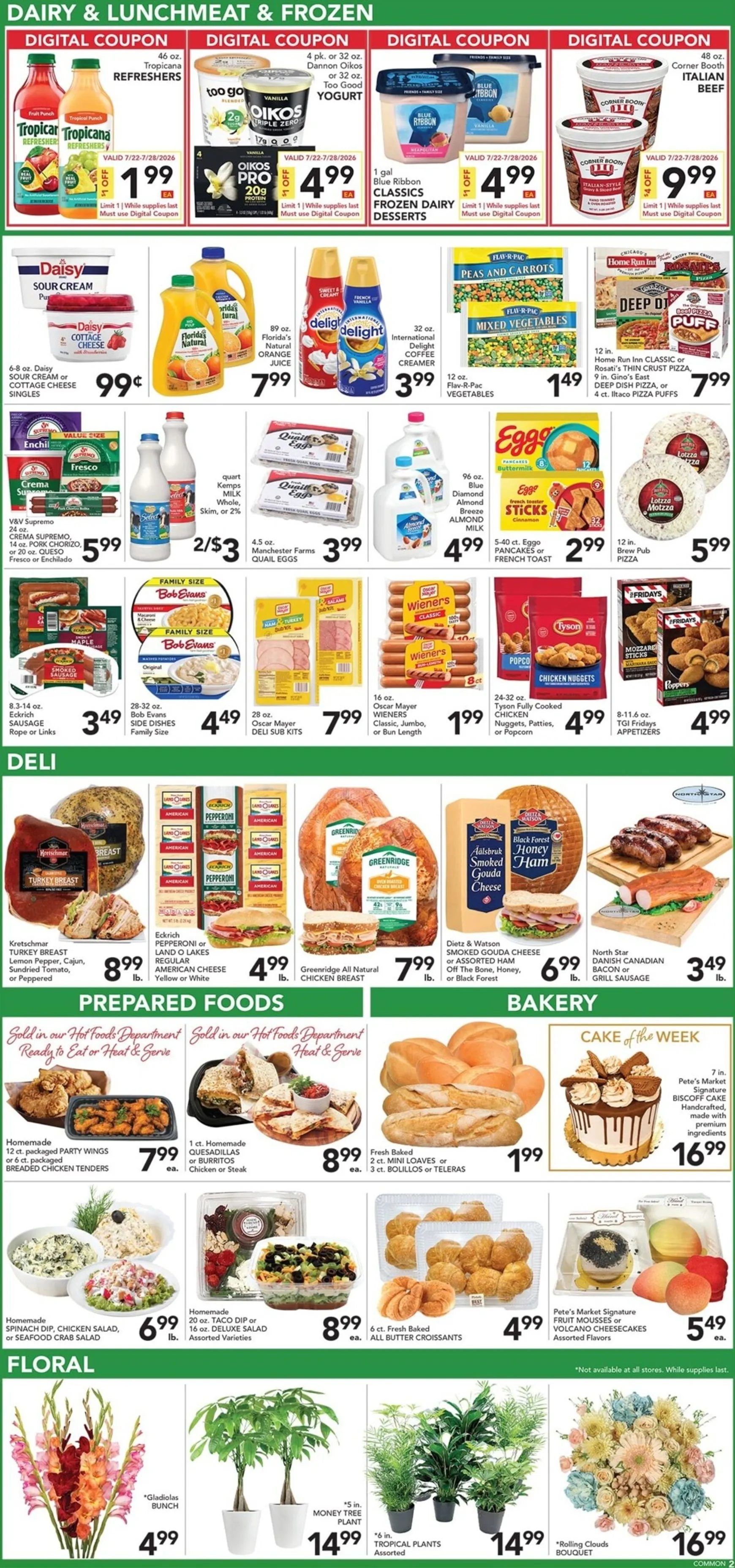 Weekly ad Current Pete's Fresh Market - Oakbrook Terrace leaflet valid from Wednesday 07/22/2026 to Tuesday 07/28/2026 from July 22 to July 28 2026 - Page 2
