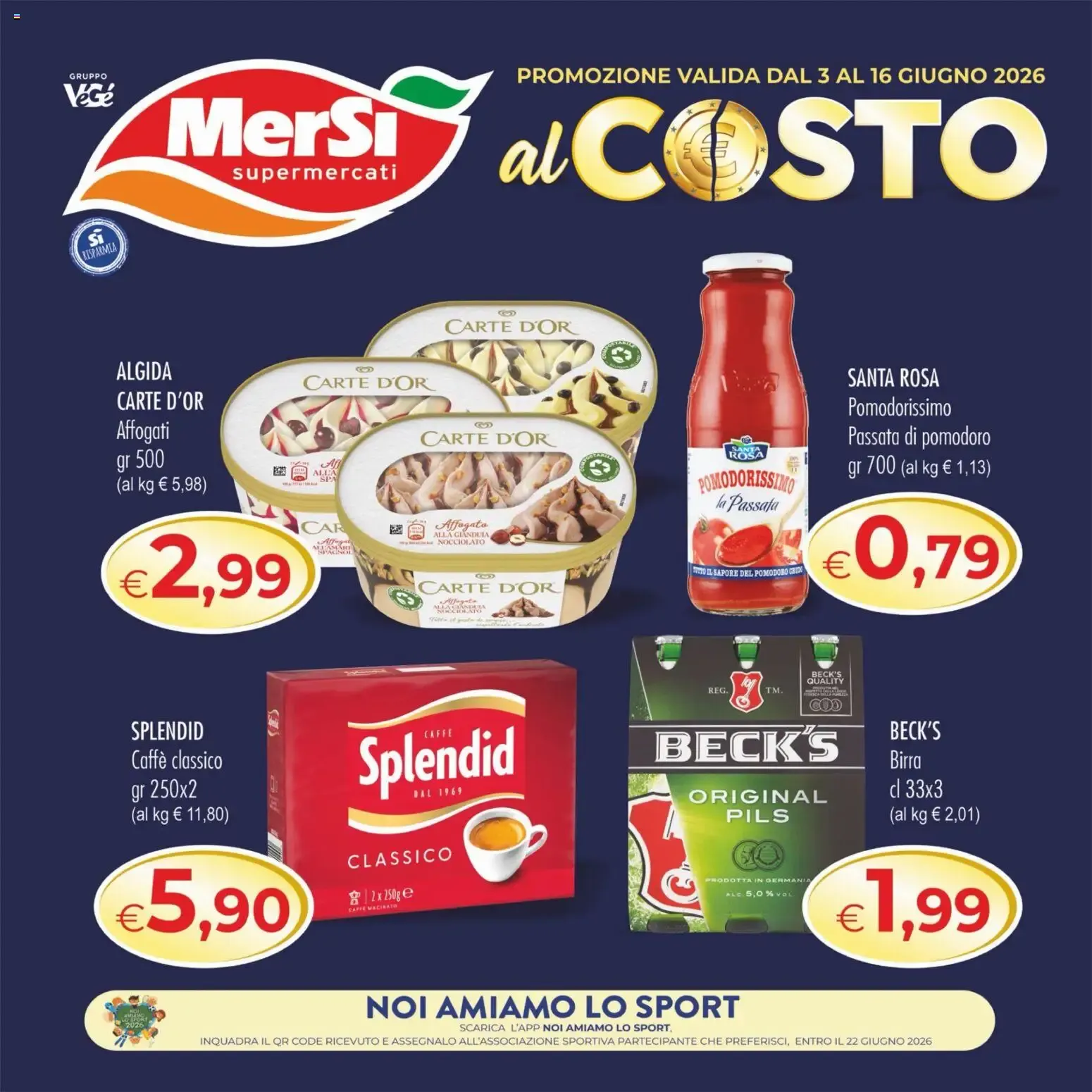 MerSi Supermercati volantino dal 03/06/2026 - online Offerte da 3 giugno a 16 giugno di 2026 - Pagina del volantino 1
