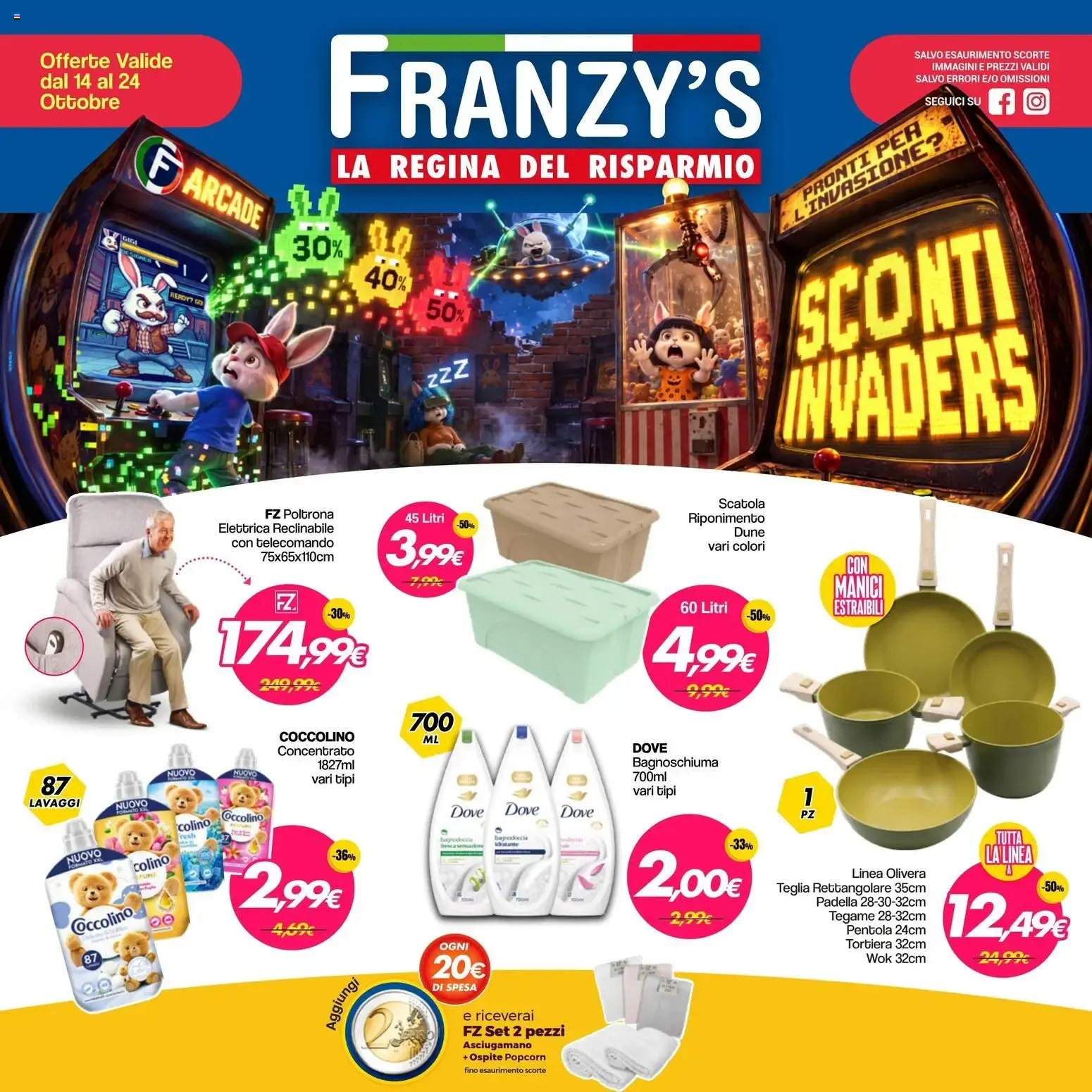 FRANZY'S LA REGINA DEL RISPARMIO da 14 ottobre a 24 ottobre di 2026 - Pagina del volantino 1