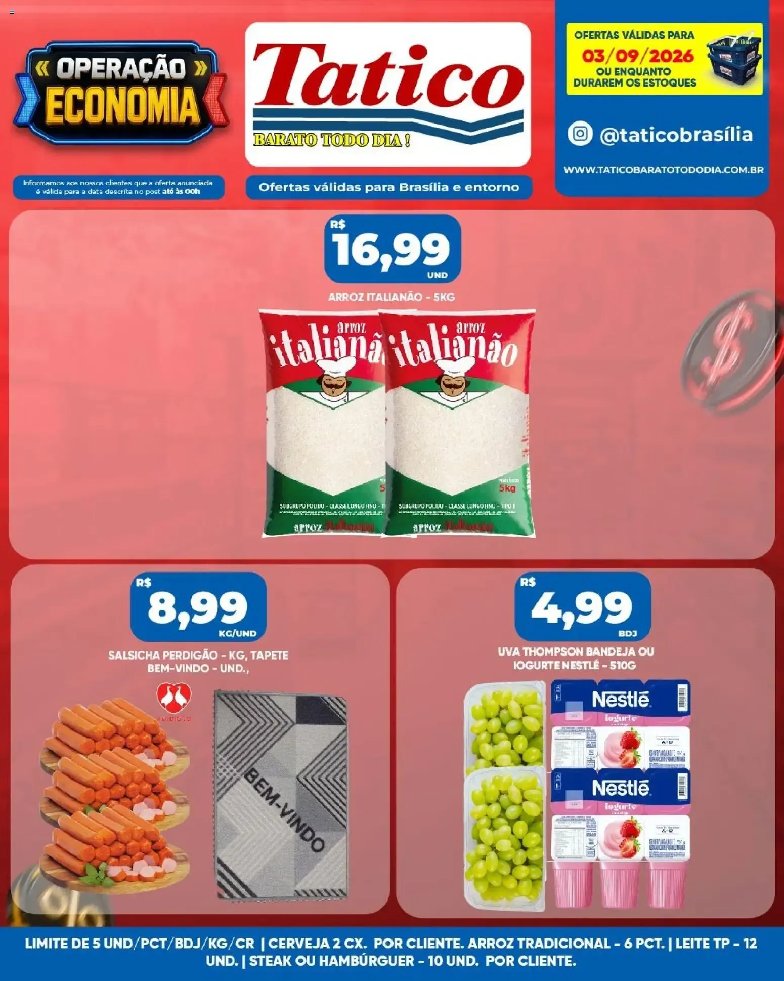 Encarte de Tatico ofertas do Dia de 04/09/2026 | Promoções Online 4 de setembro até 4 de setembro 2026 - Pagina 30